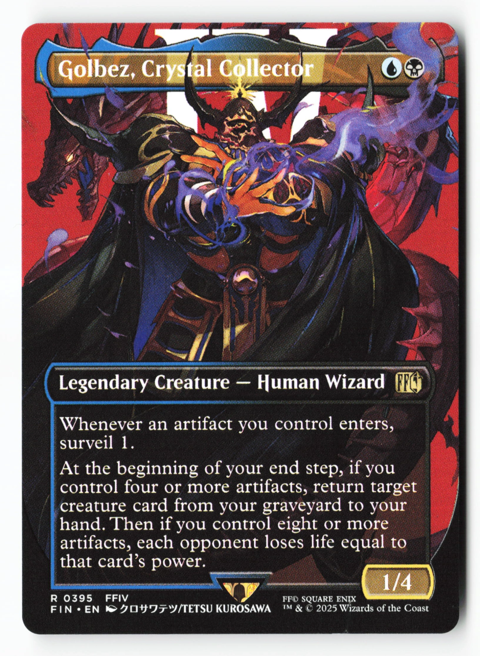 Golbez, Crystal Collector (FIN 395) — Voorkant