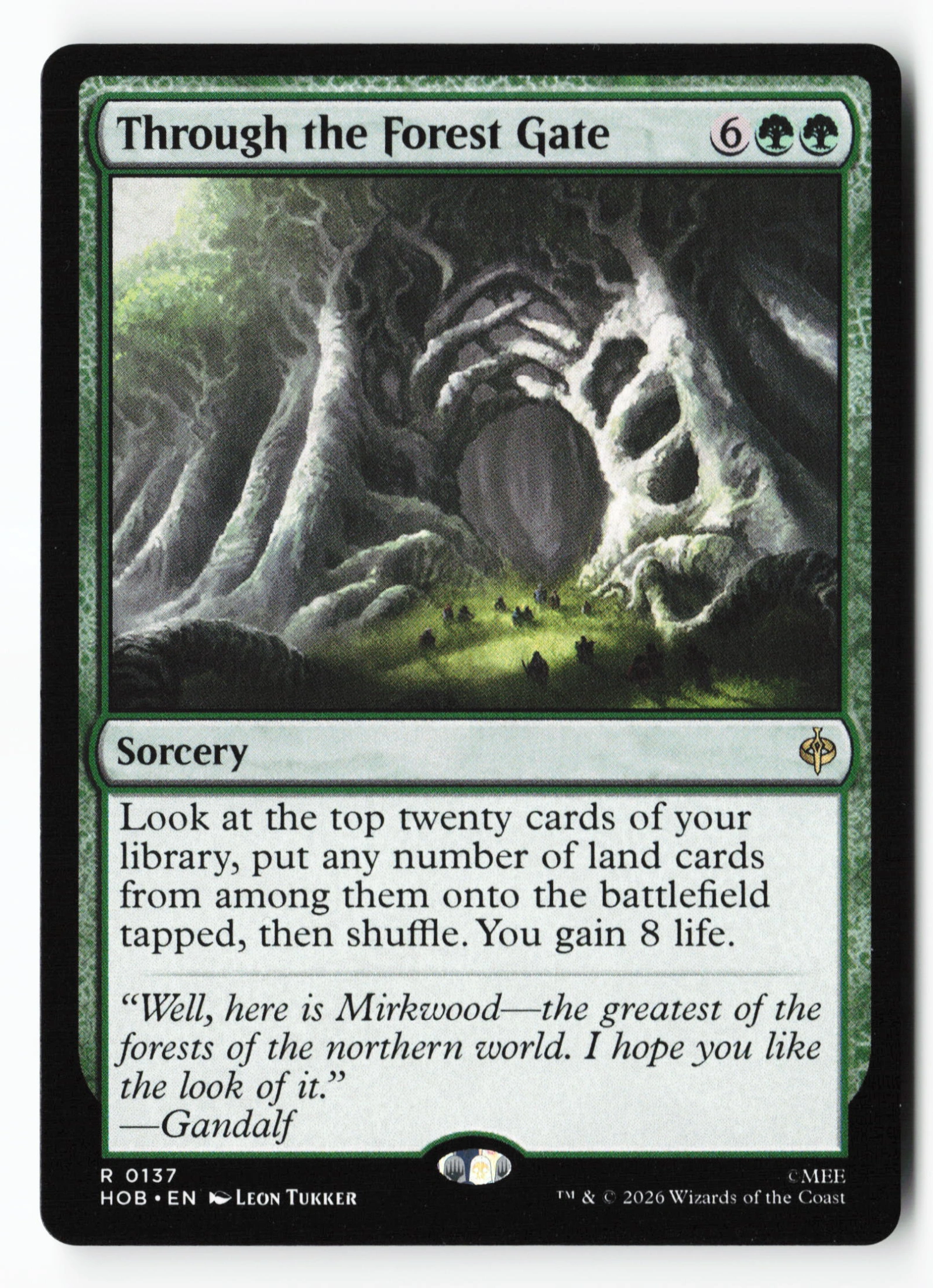 Through the Forest Gate (HOB 137) — Voorkant