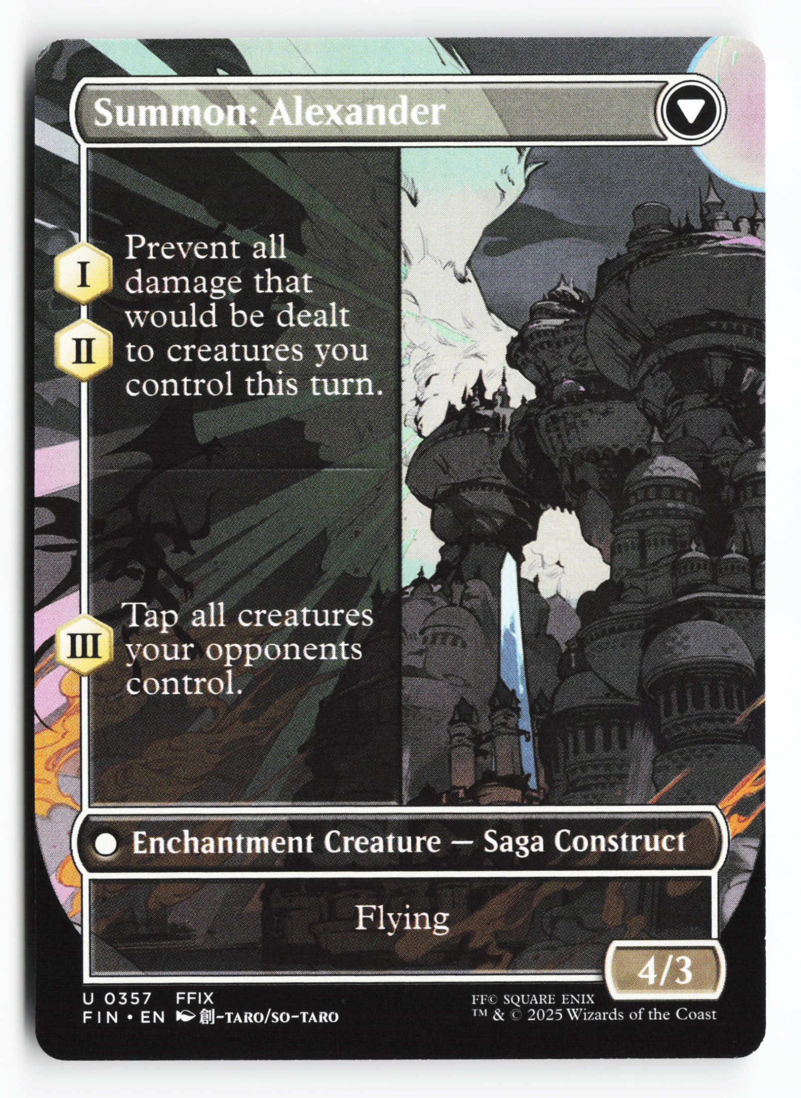 Crystal Fragments // Summon: Alexander (FIN 357) — Achterkant