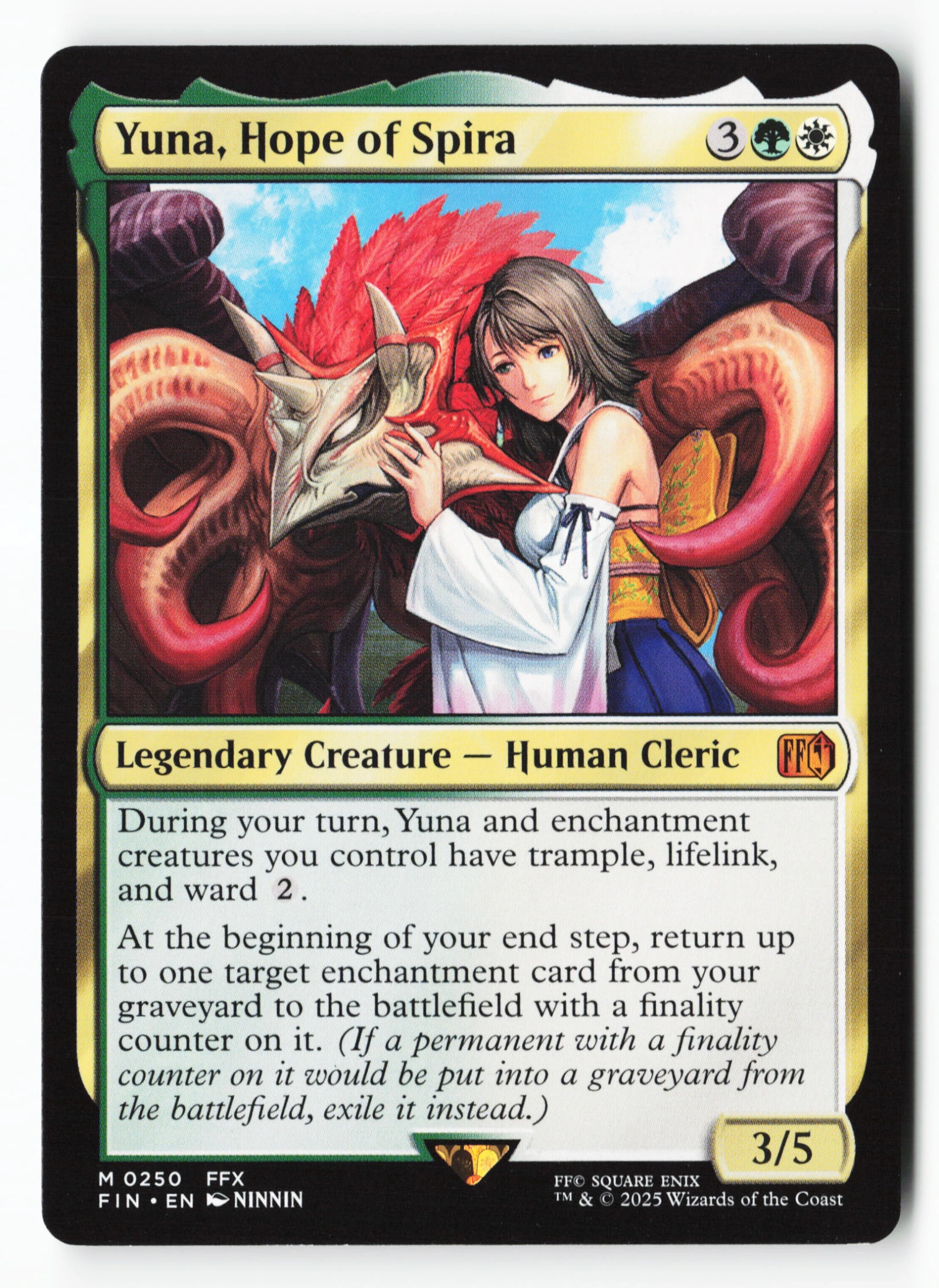 Yuna, Hope of Spira (FIN 250) — Voorkant