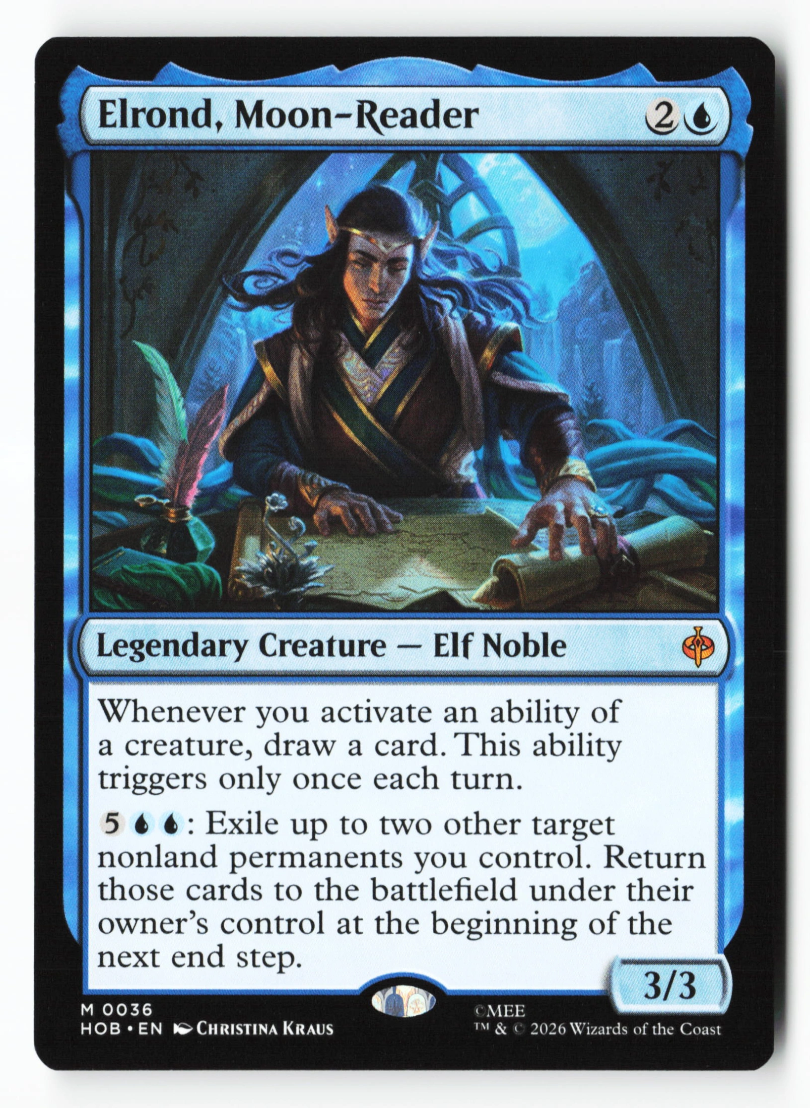Elrond, Moon-Reader (HOB 036) — Voorkant