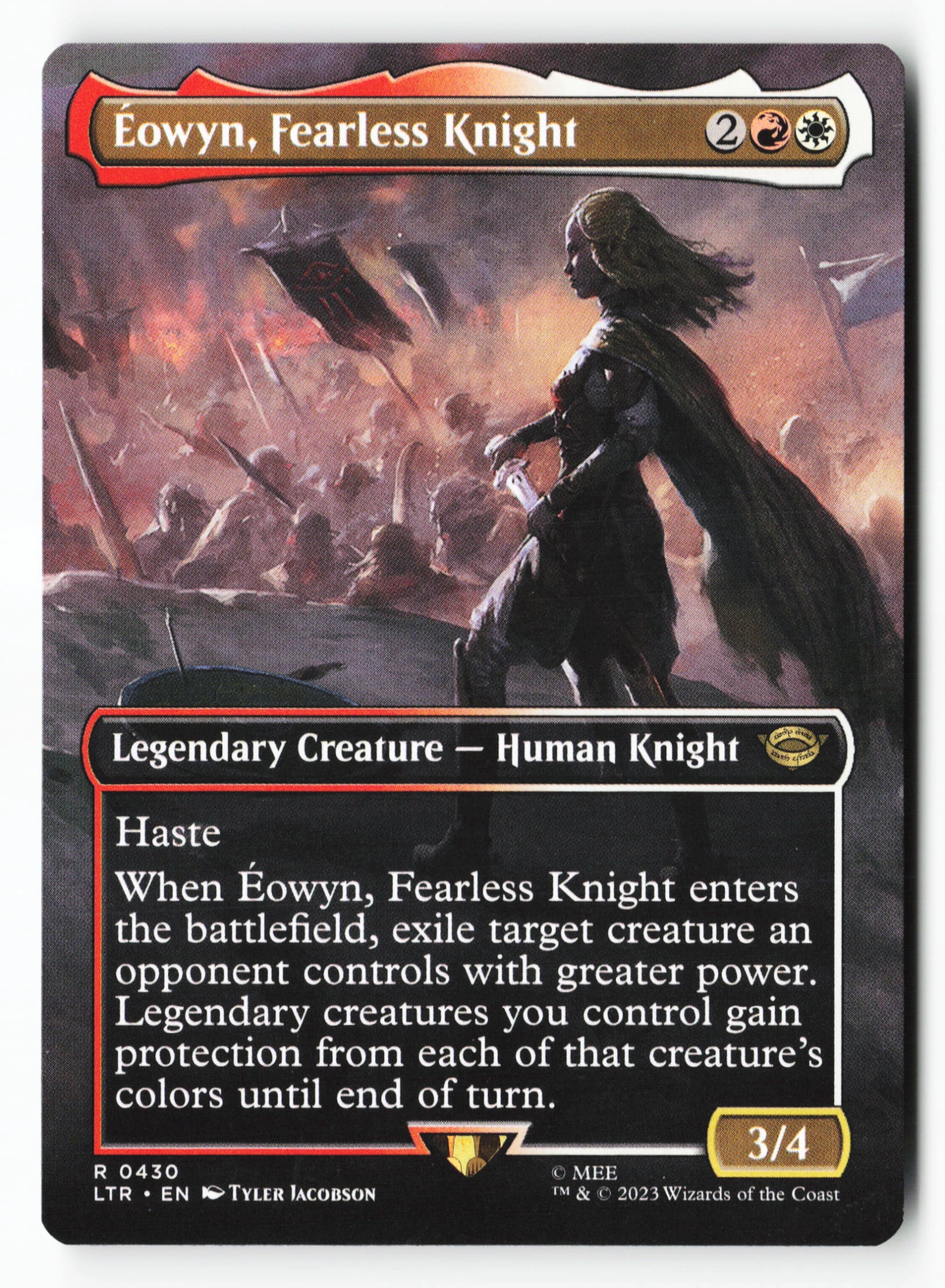 Éowyn, Fearless Knight (LTR 430) — Voorkant