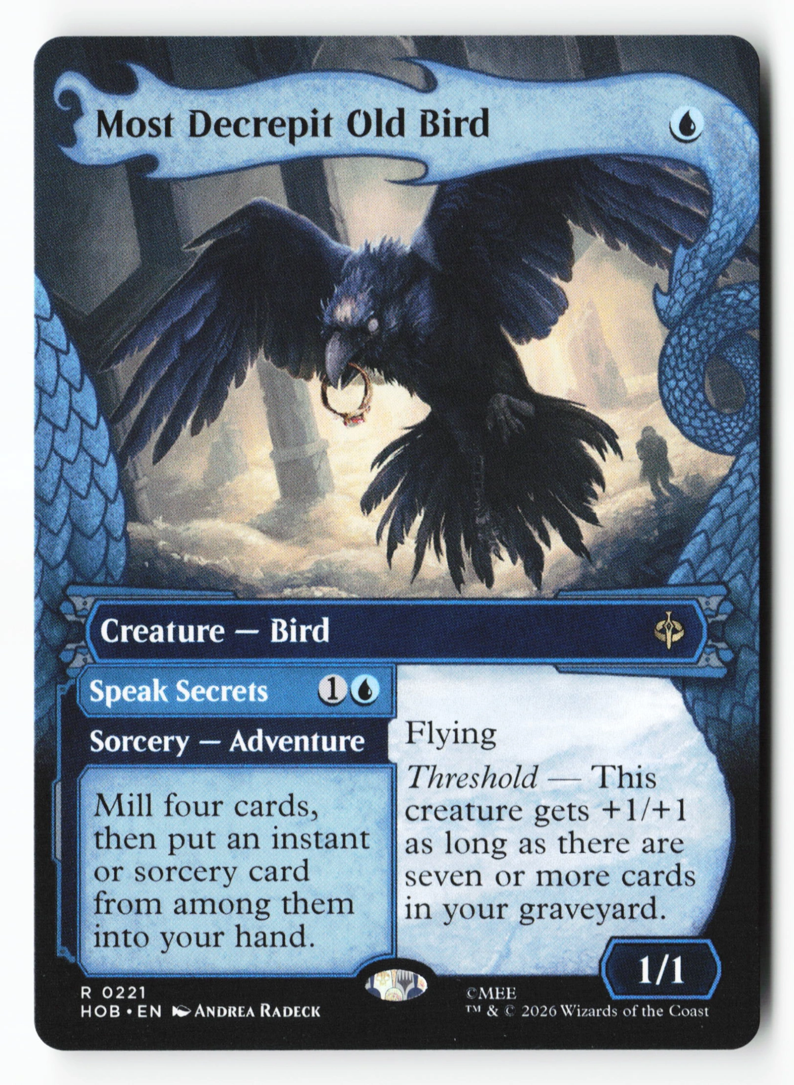 Most Decrepit Old Bird // Speak Secrets (HOB 221) — Voorkant