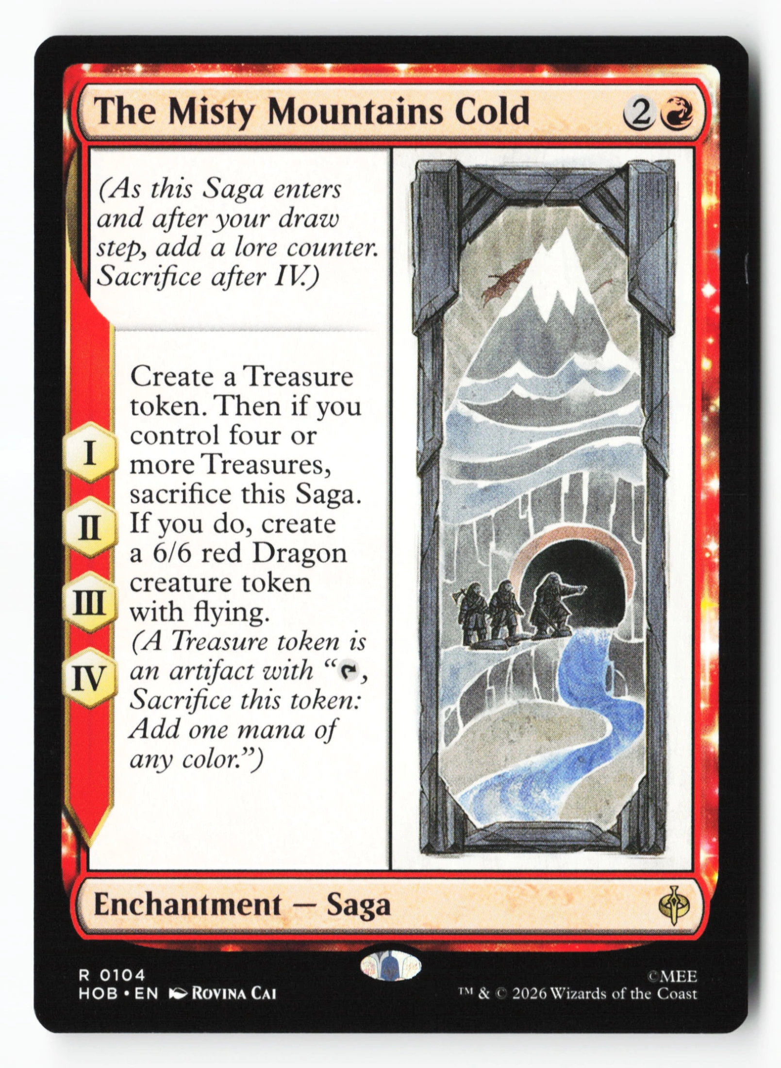 The Misty Mountains Cold (HOB 104) — Voorkant