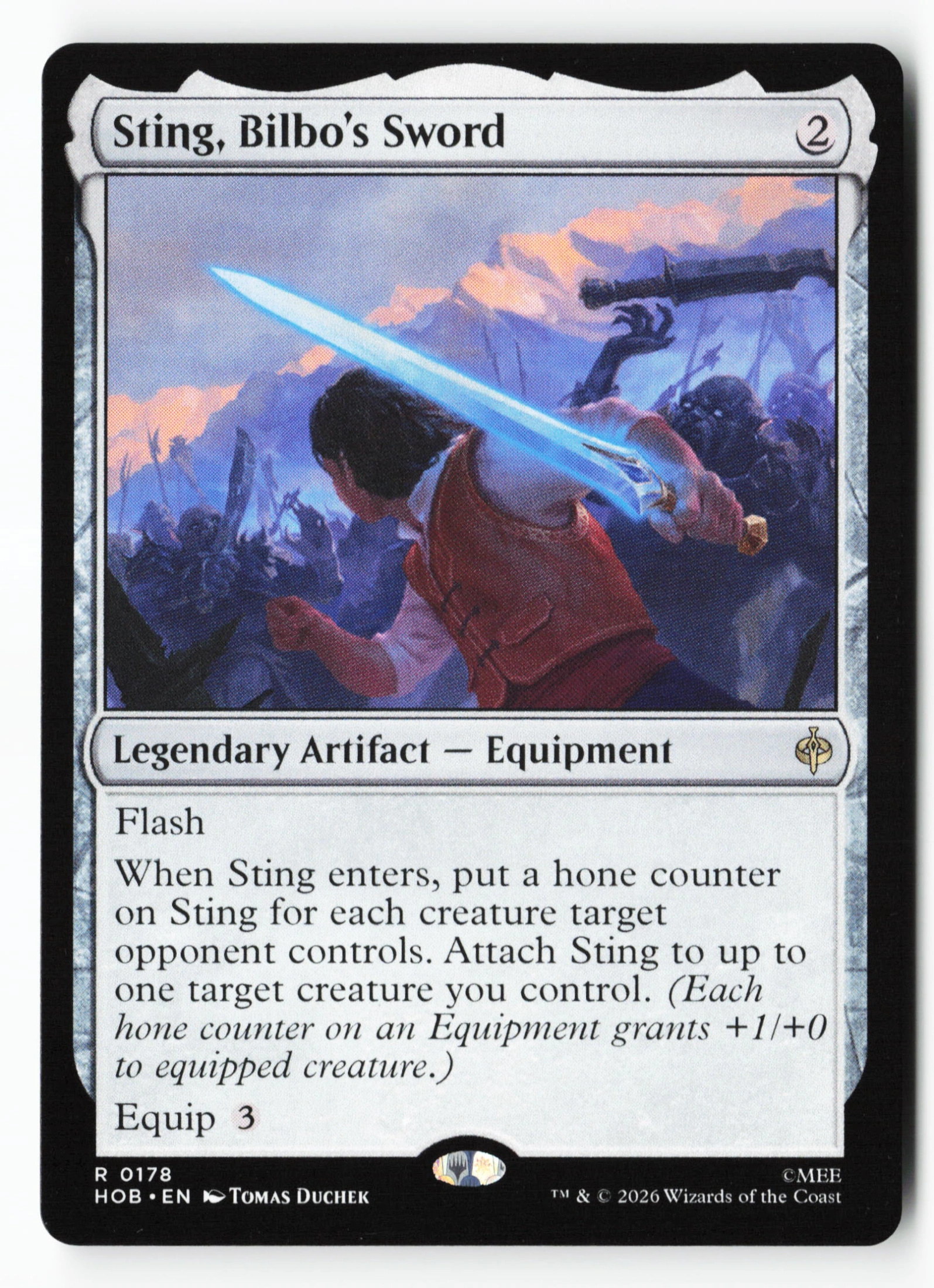 Sting, Bilbo's Sword (HOB 178) — Voorkant