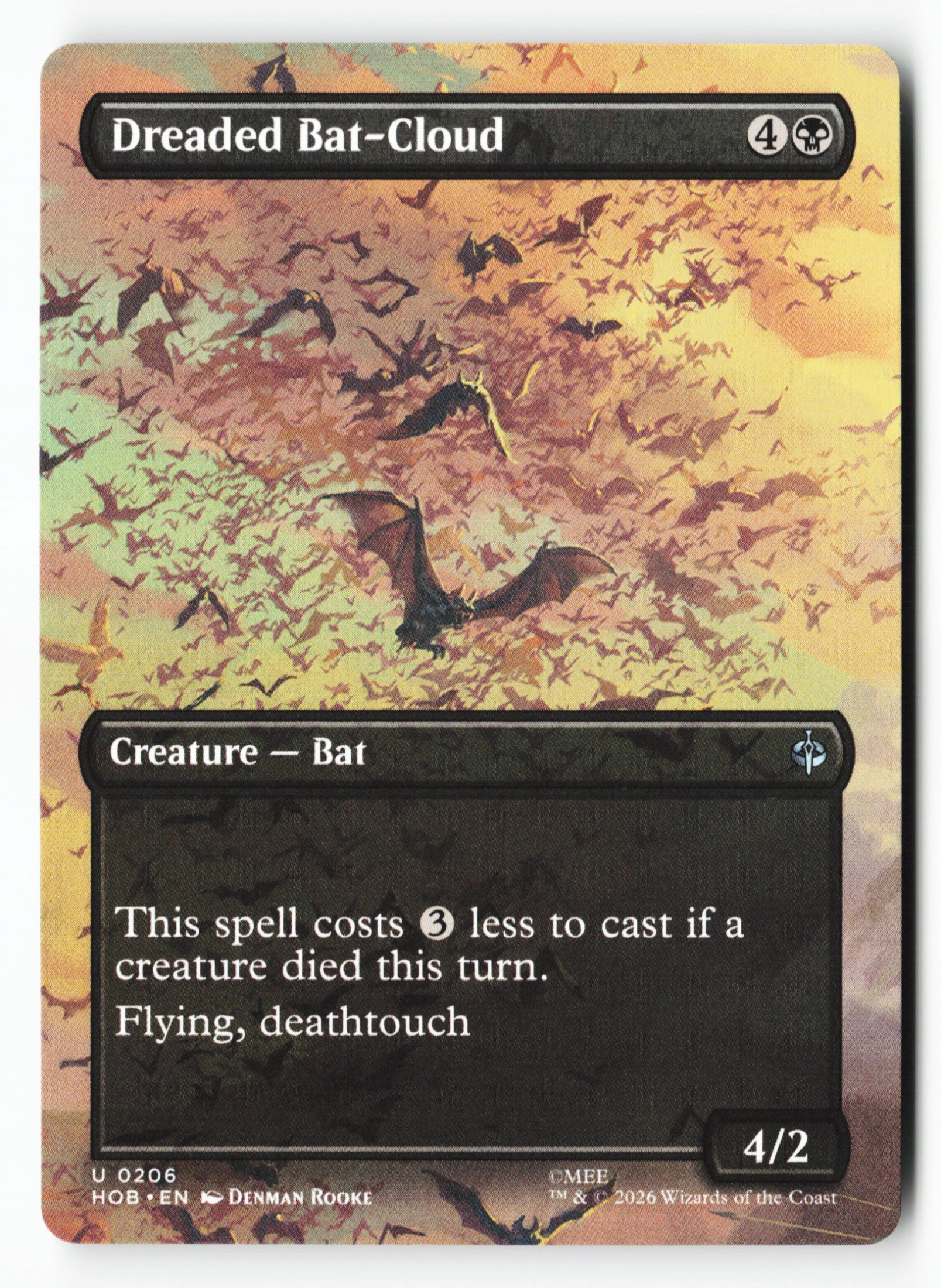 Dreaded Bat-Cloud (HOB 206) — Voorkant