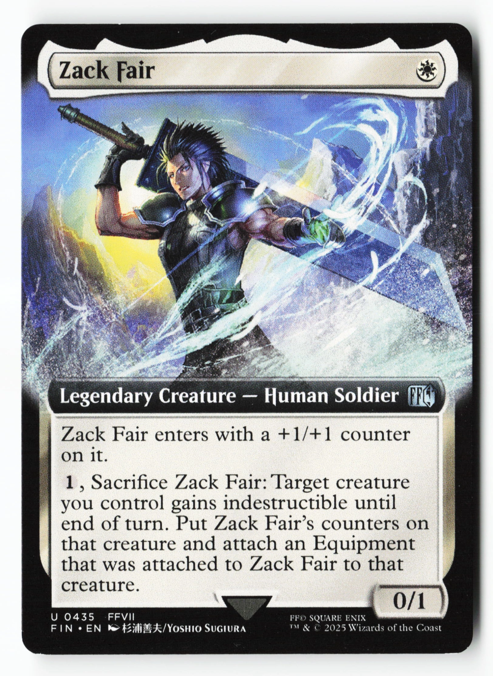 Zack Fair (FIN 435) — Voorkant