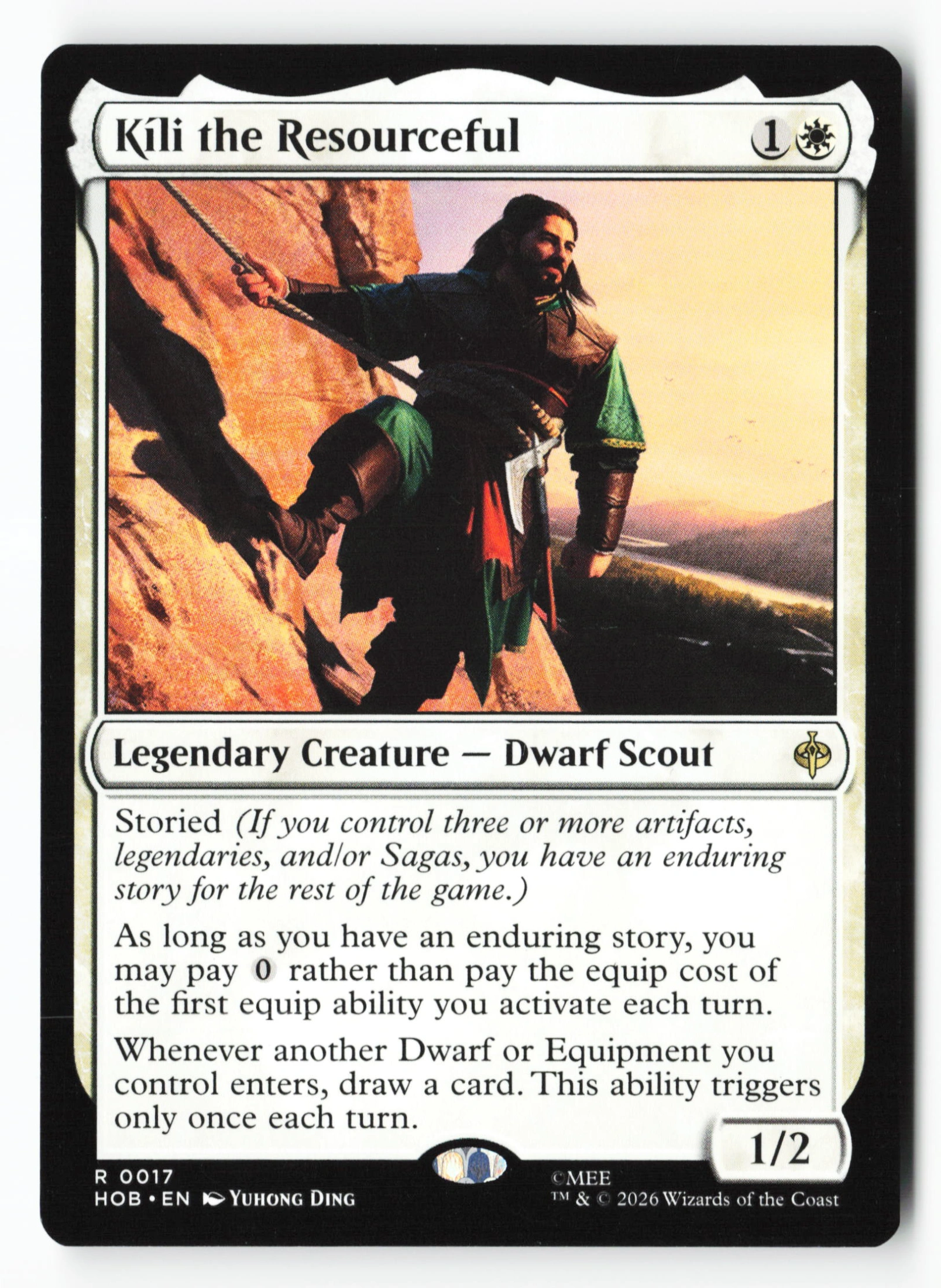 Kíli the Resourceful (HOB 017) — Voorkant