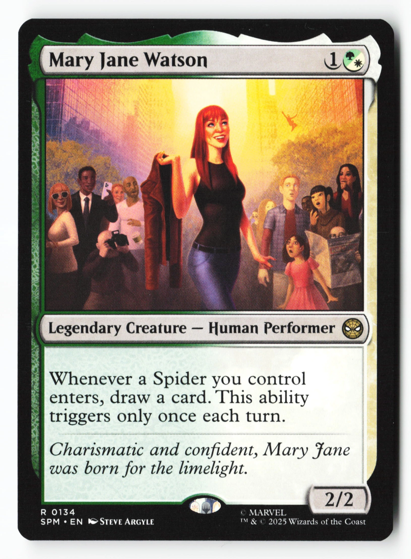 Mary Jane Watson (SPM 134) — Voorkant