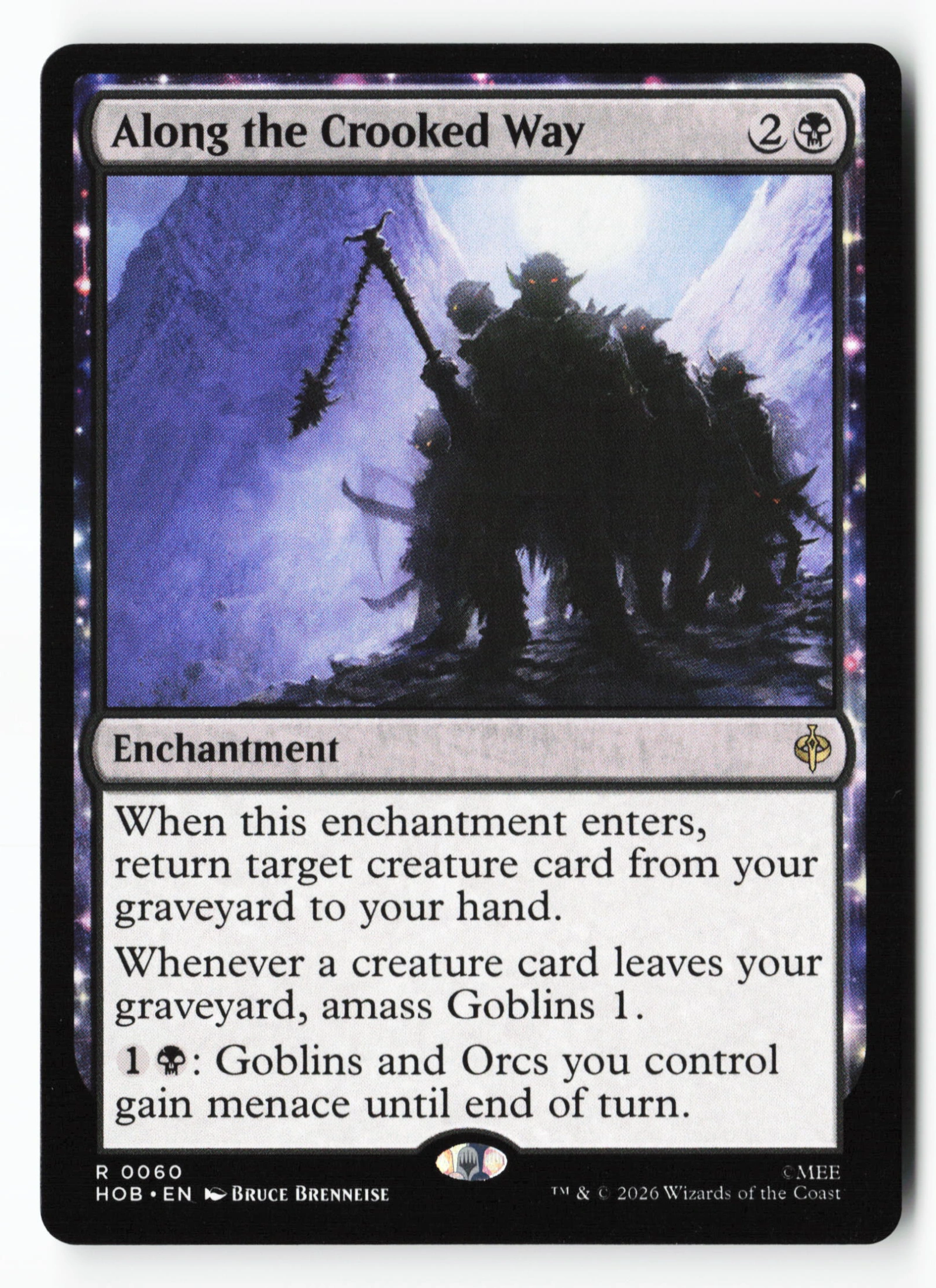 Along the Crooked Way (HOB 060) — Voorkant