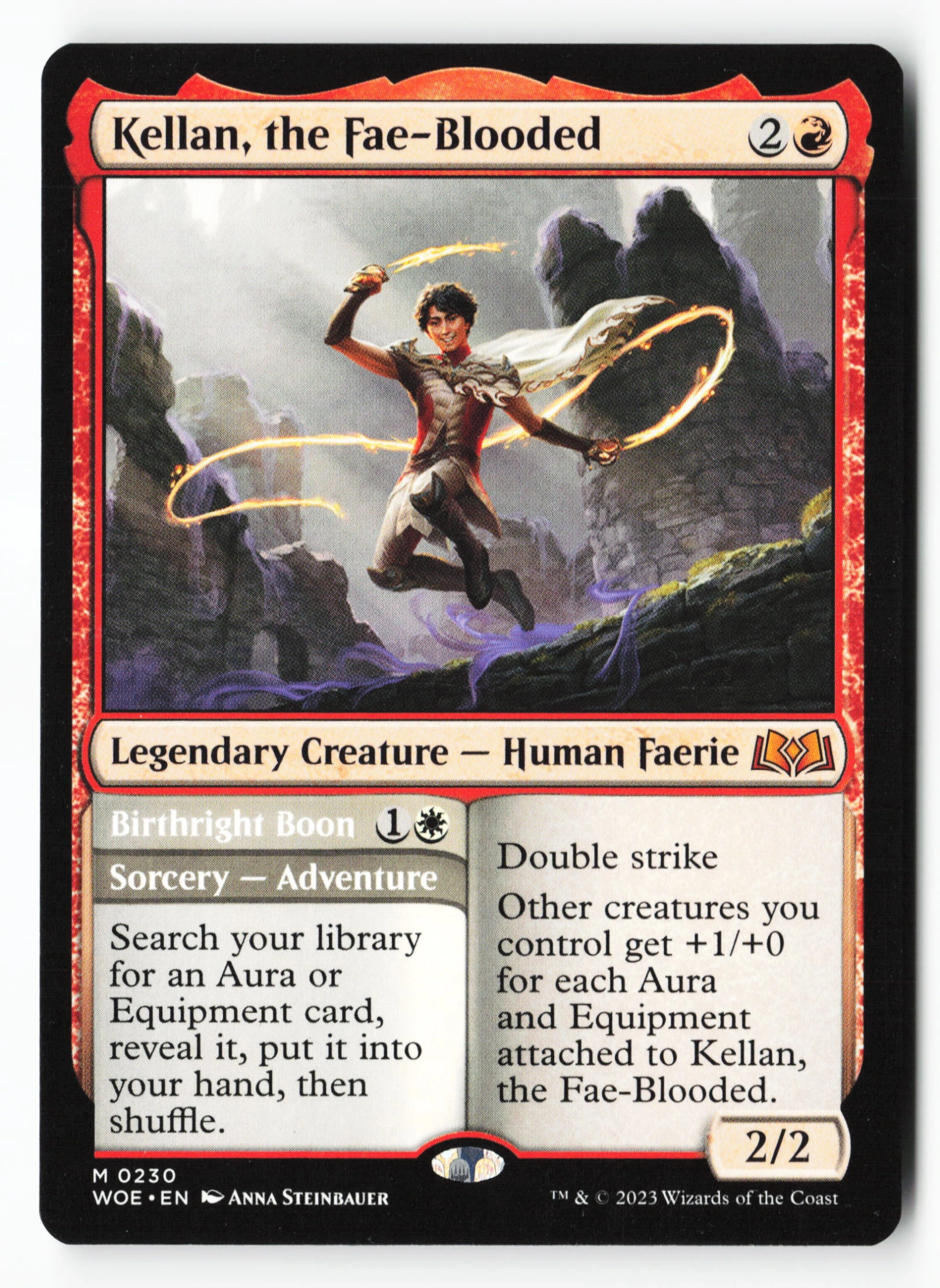 Kellan, the Fae-Blooded // Birthright Boon (WOE 230) — Voorkant