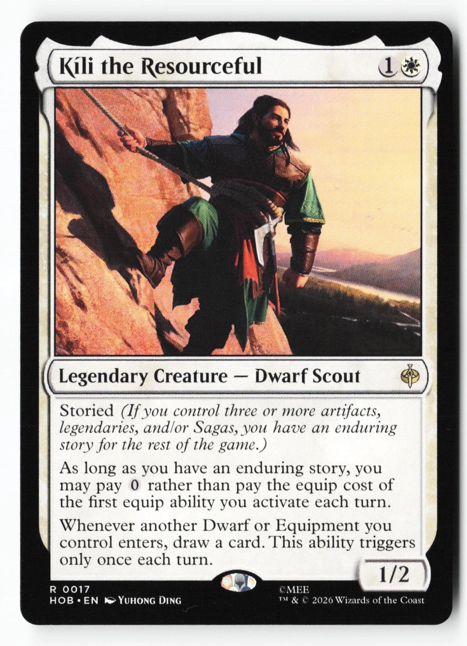 Kíli the Resourceful (HOB 017) — Voorkant