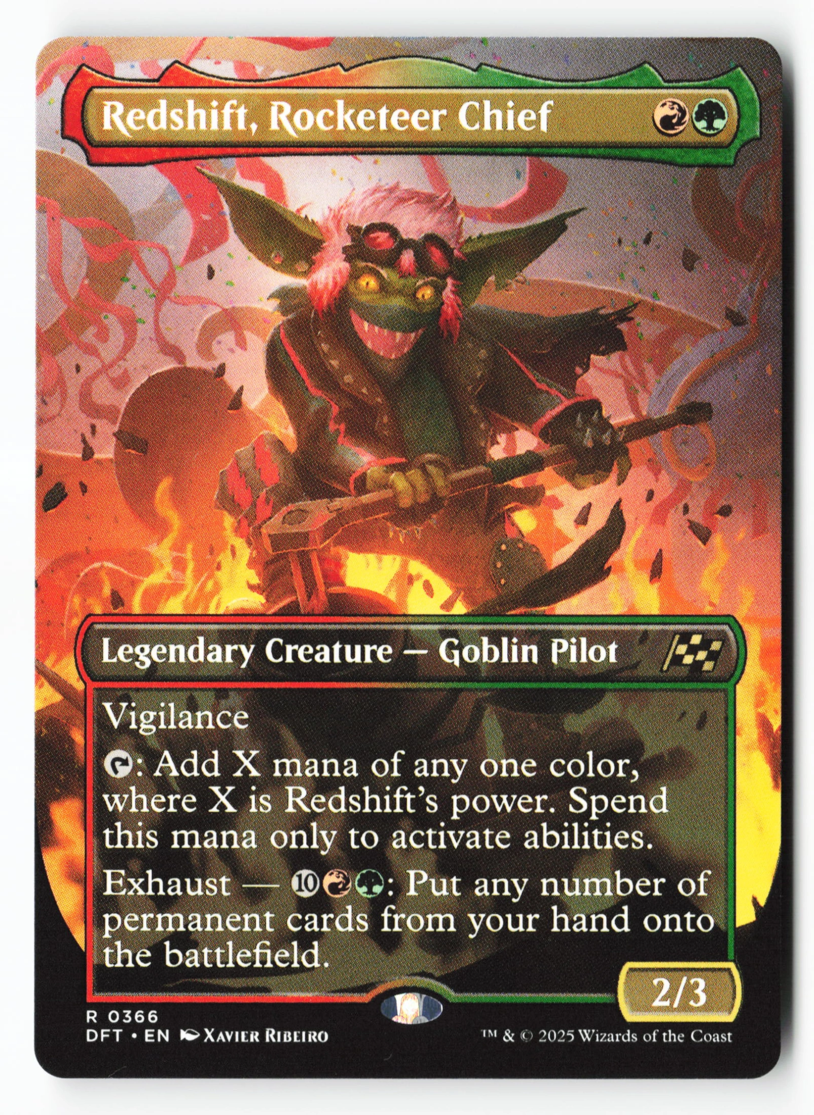 Redshift, Rocketeer Chief (DFT 366) — Voorkant