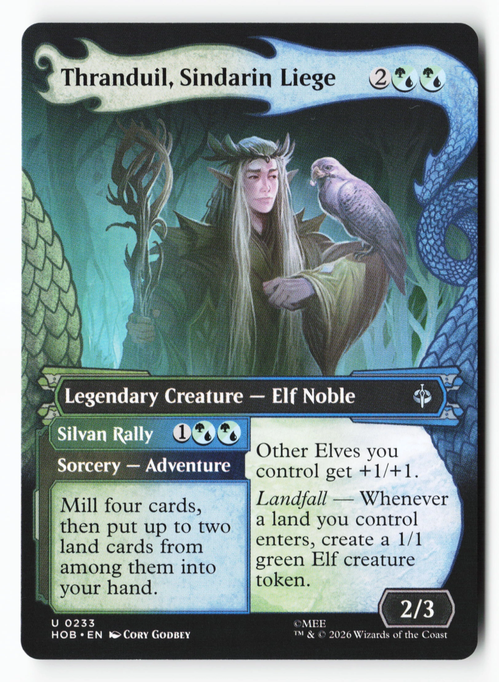 Thranduil, Sindarin Liege // Silvan Rally (HOB 233) — Voorkant
