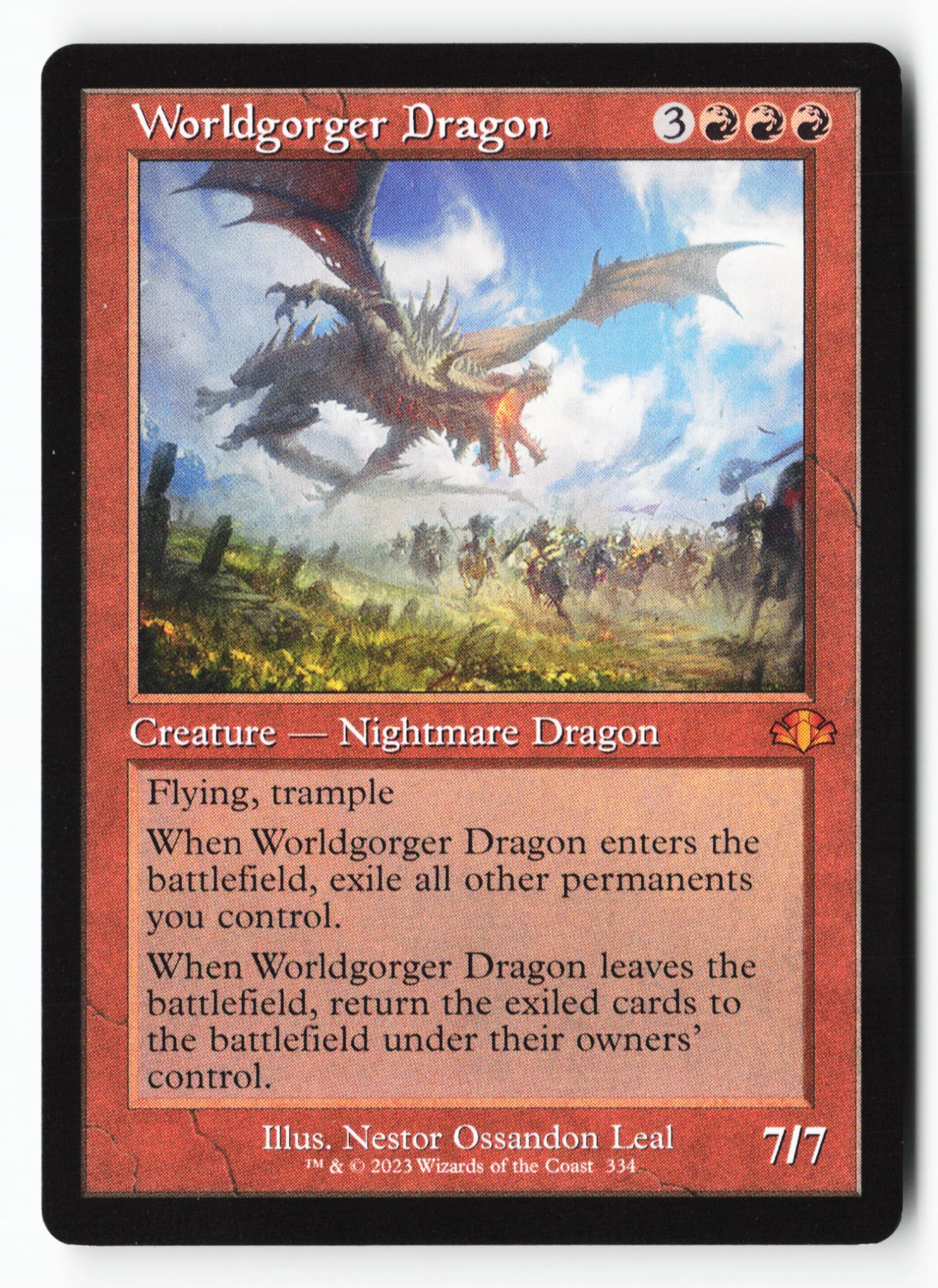 Worldgorger Dragon (DMR 334) — Voorkant