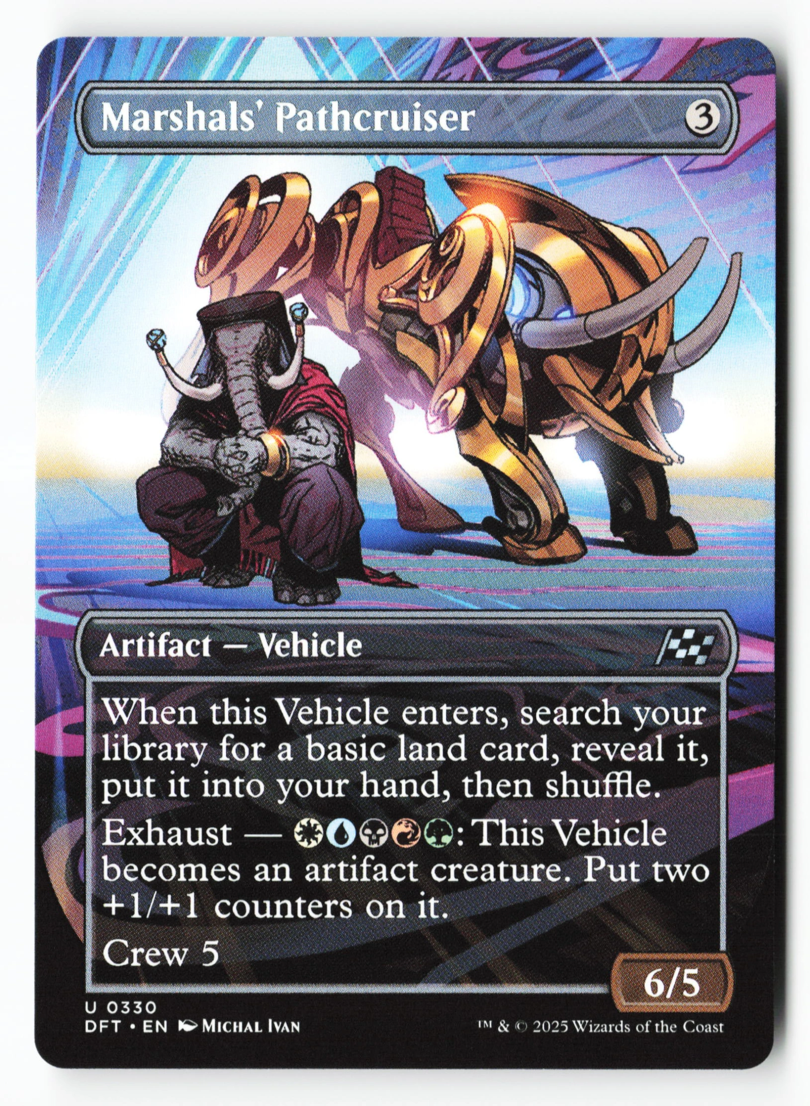 Marshals' Pathcruiser (DFT 330) — Voorkant