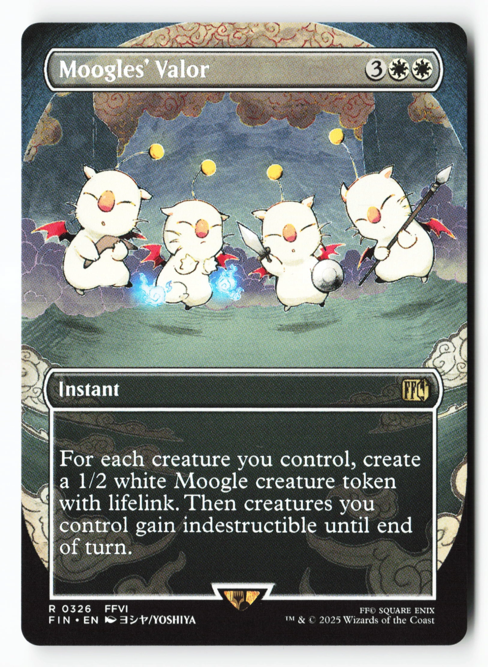 Moogles' Valor (FIN 326) — Voorkant