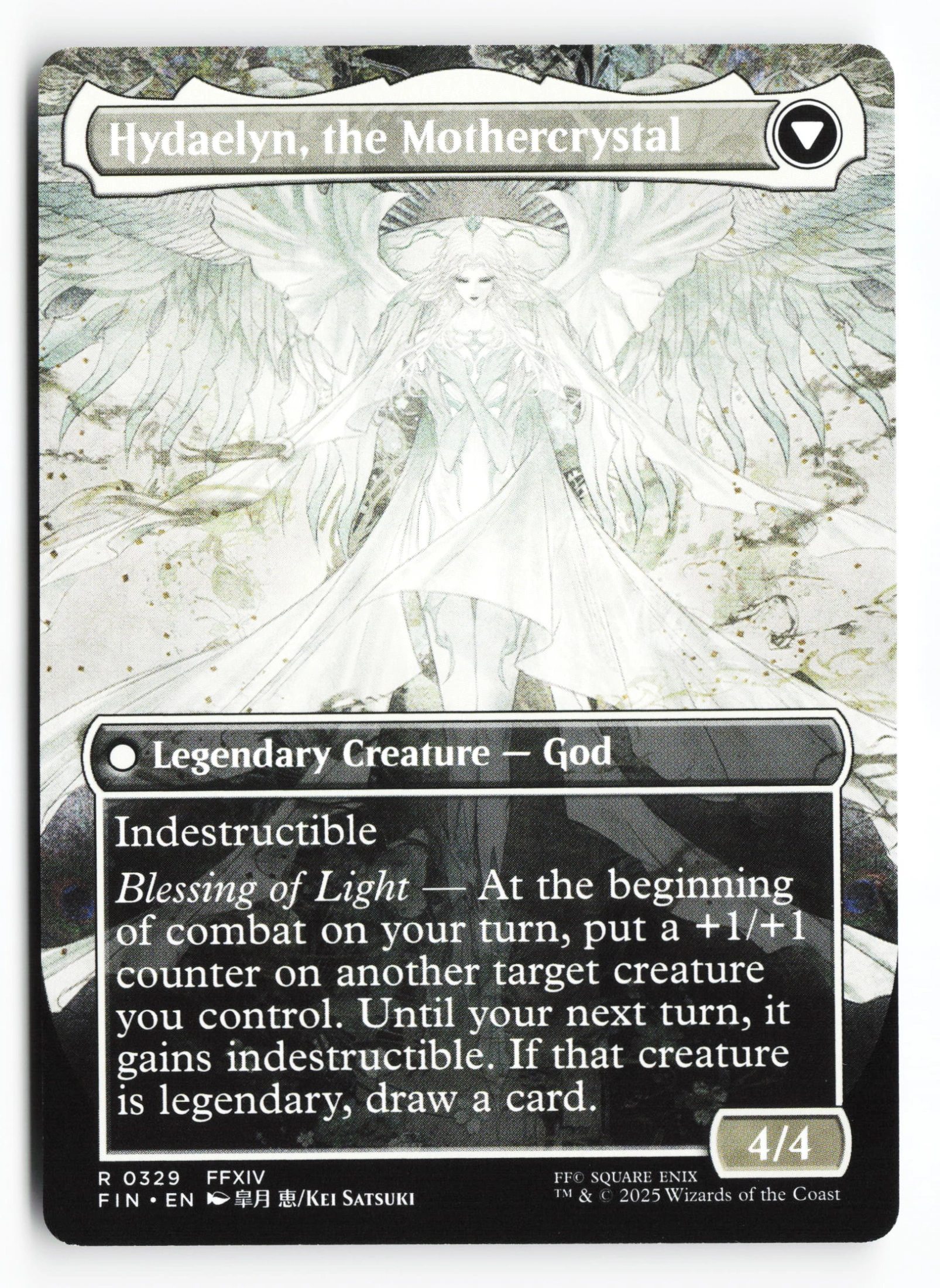 Venat, Heart of Hydaelyn // Hydaelyn, the Mothercrystal (FIN 329) — Achterkant