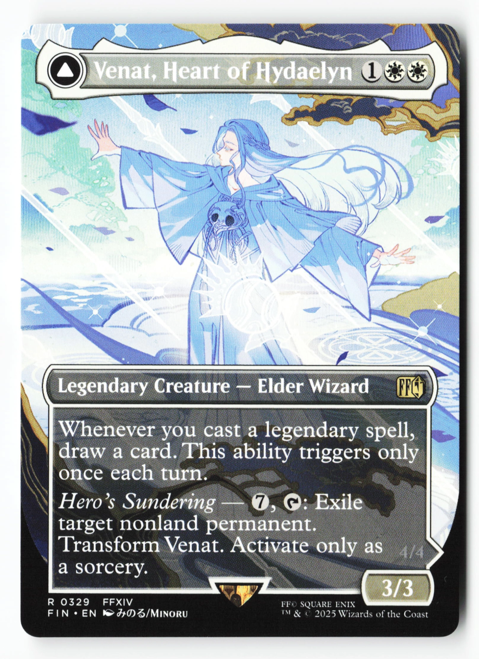 Venat, Heart of Hydaelyn // Hydaelyn, the Mothercrystal (FIN 329) — Voorkant