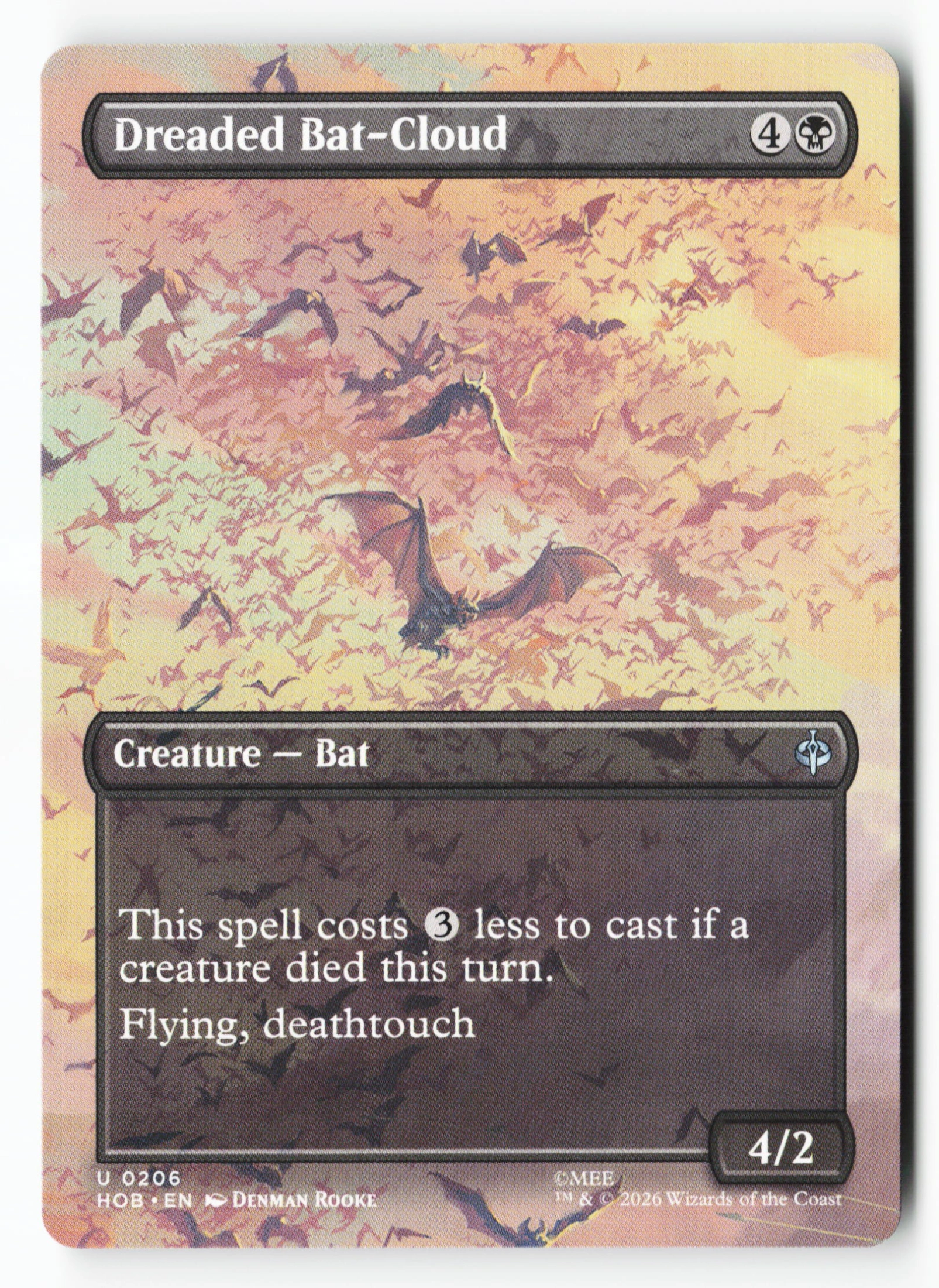 Dreaded Bat-Cloud (HOB 206) — Voorkant