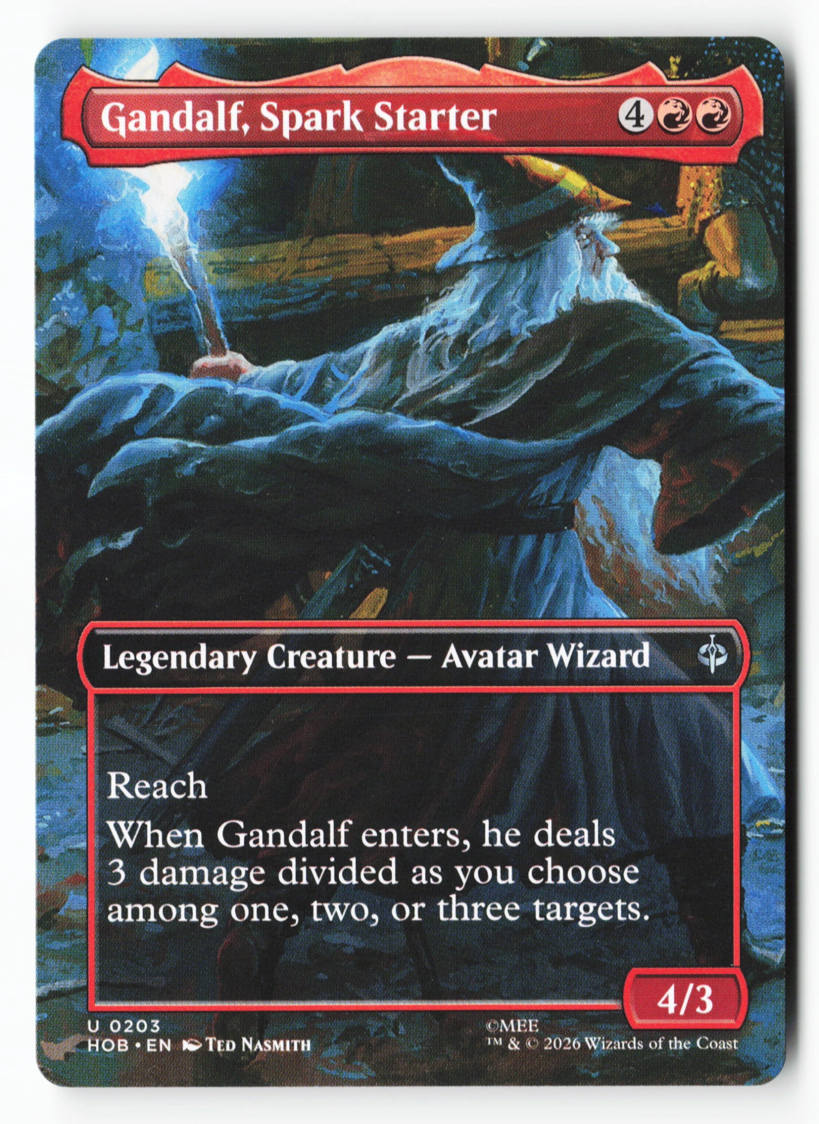 Gandalf, Spark Starter (HOB 203) — Voorkant
