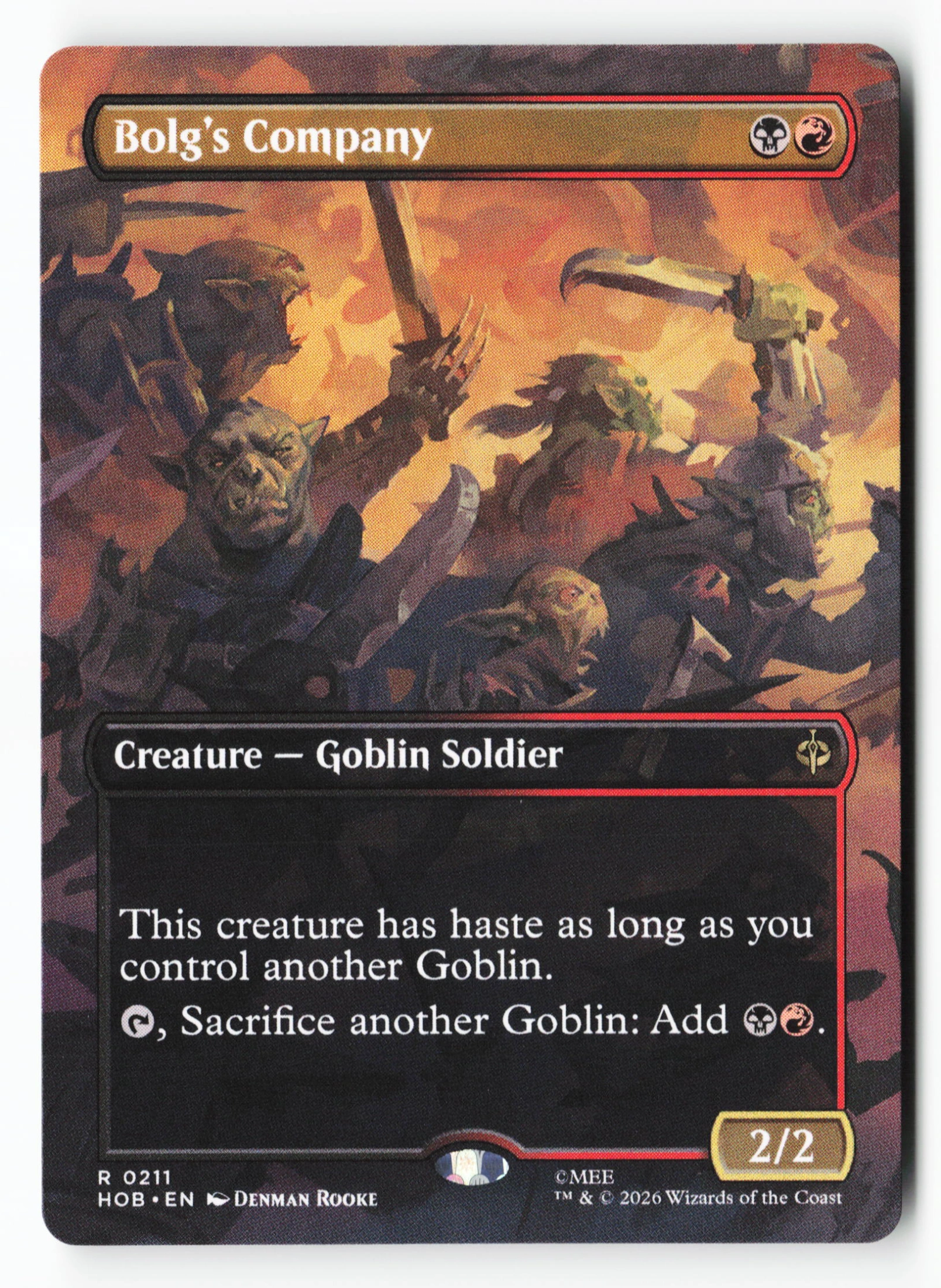 Bolg's Company (HOB 211) — Voorkant