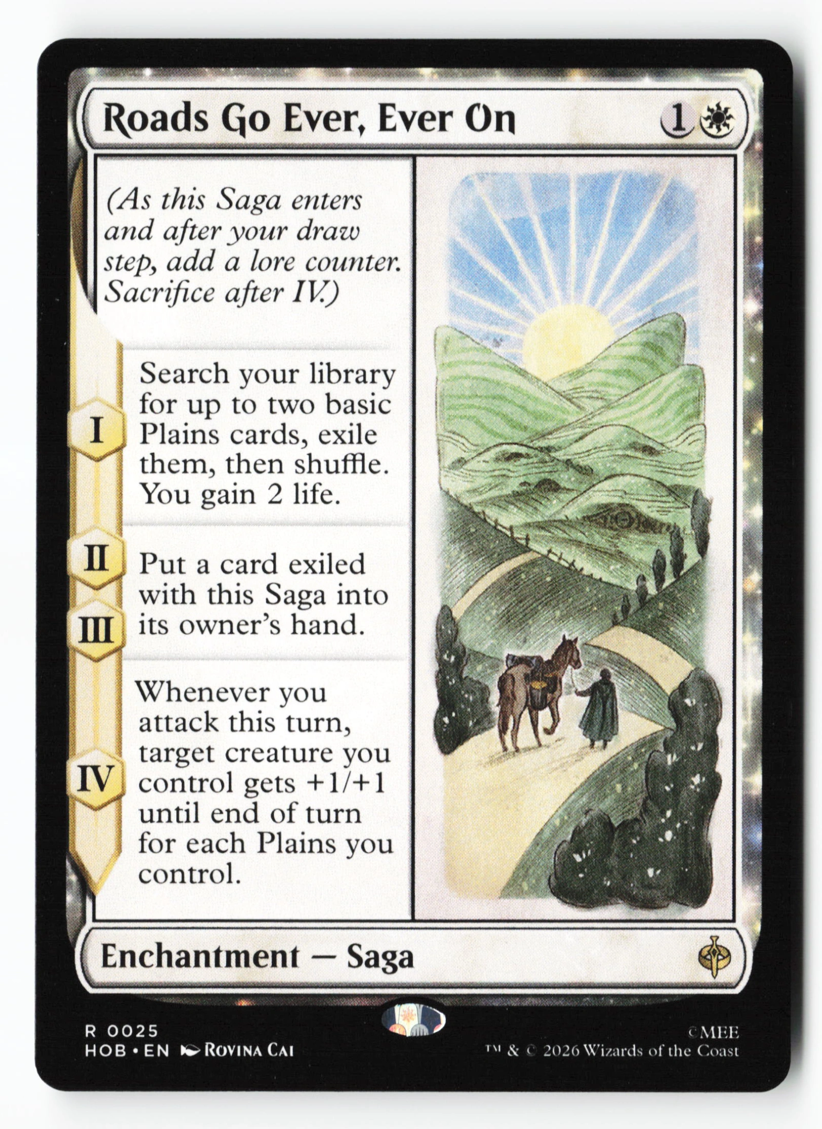 Roads Go Ever, Ever On (HOB 025) — Voorkant