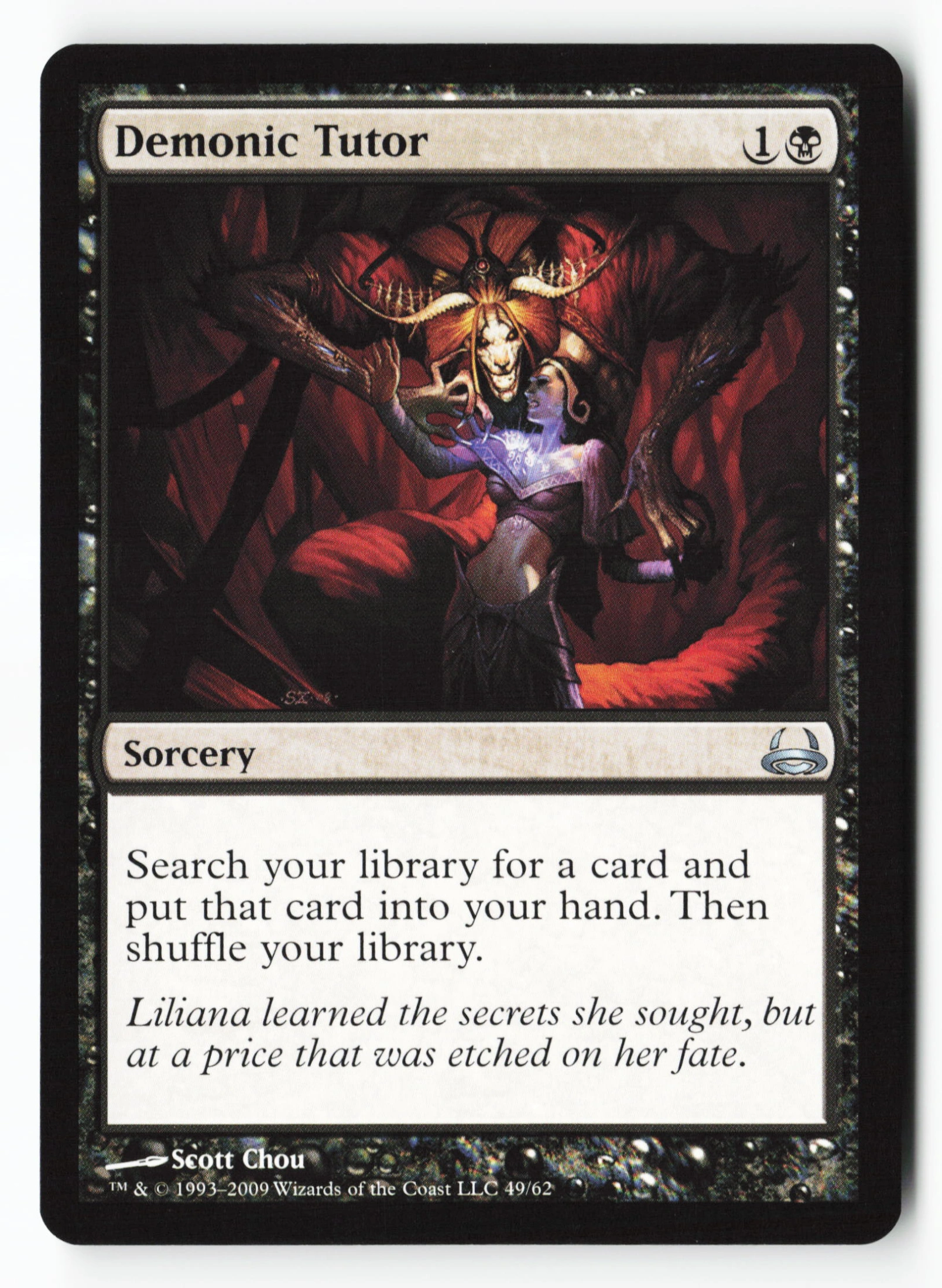 Demonic Tutor (DDC 049) — Voorkant