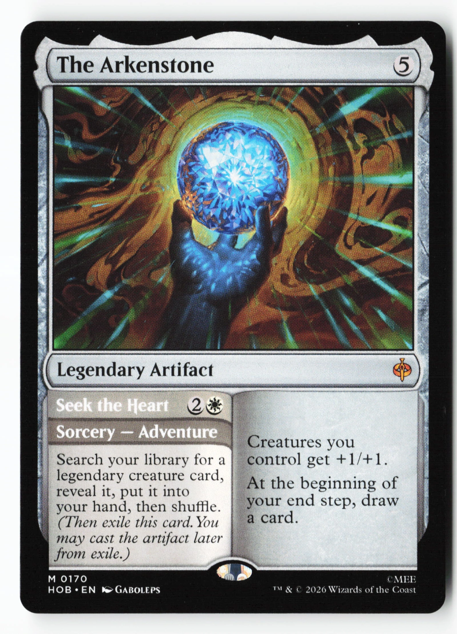 The Arkenstone // Seek the Heart (HOB 170) — Voorkant