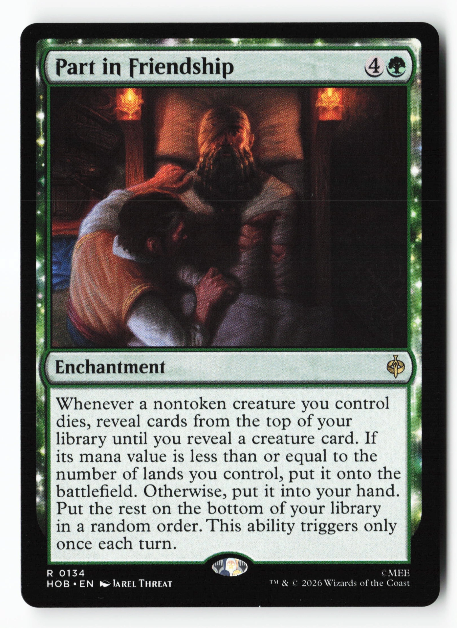Part in Friendship (HOB 134) — Voorkant