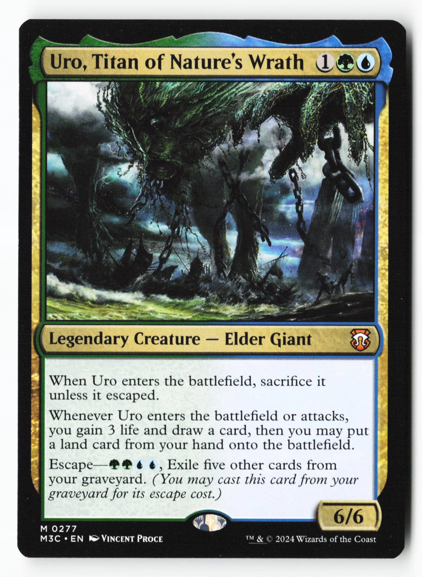 Uro, Titan of Nature's Wrath (M3C 277) — Voorkant