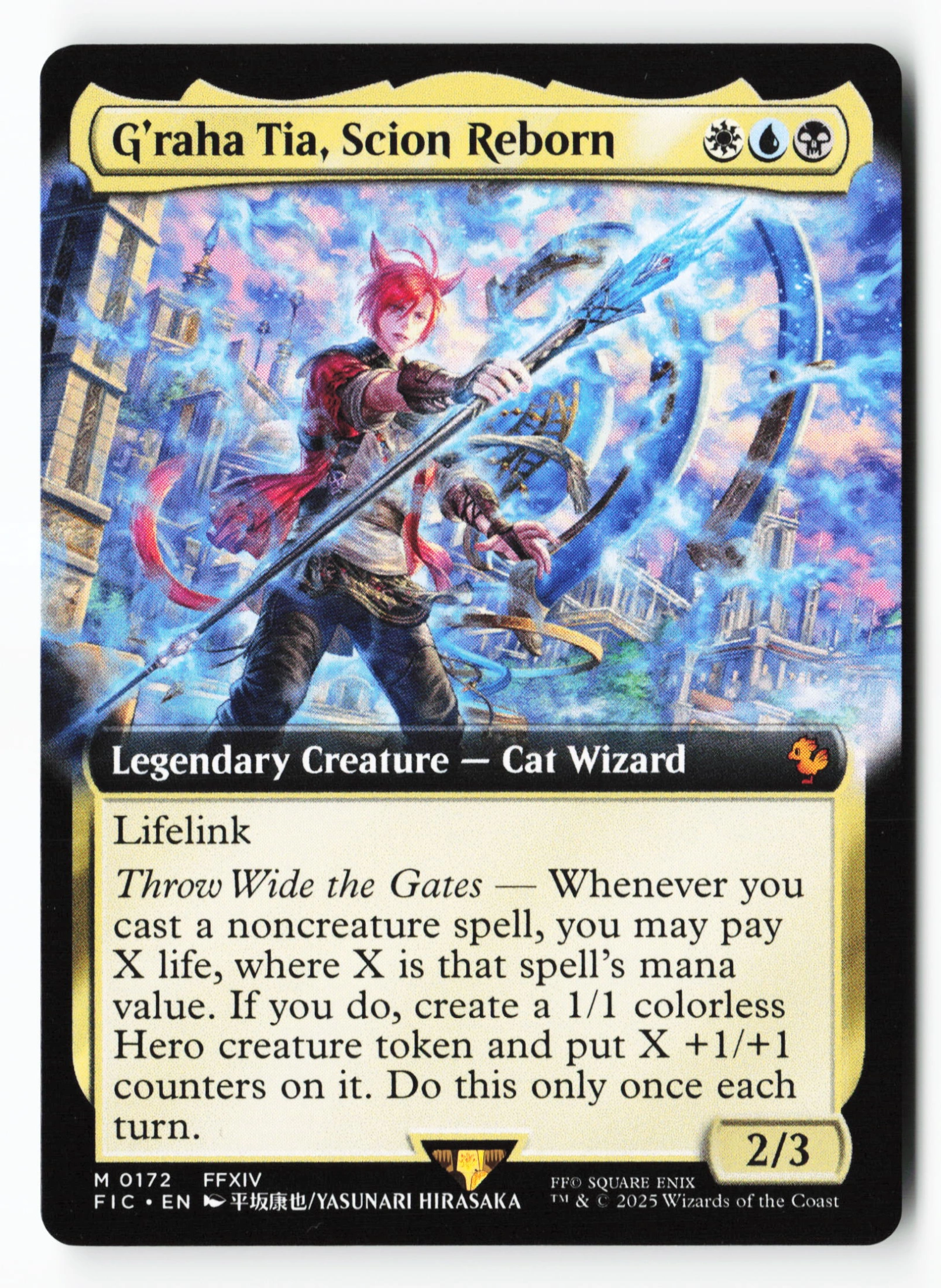 G'raha Tia, Scion Reborn (FIC 172) — Voorkant