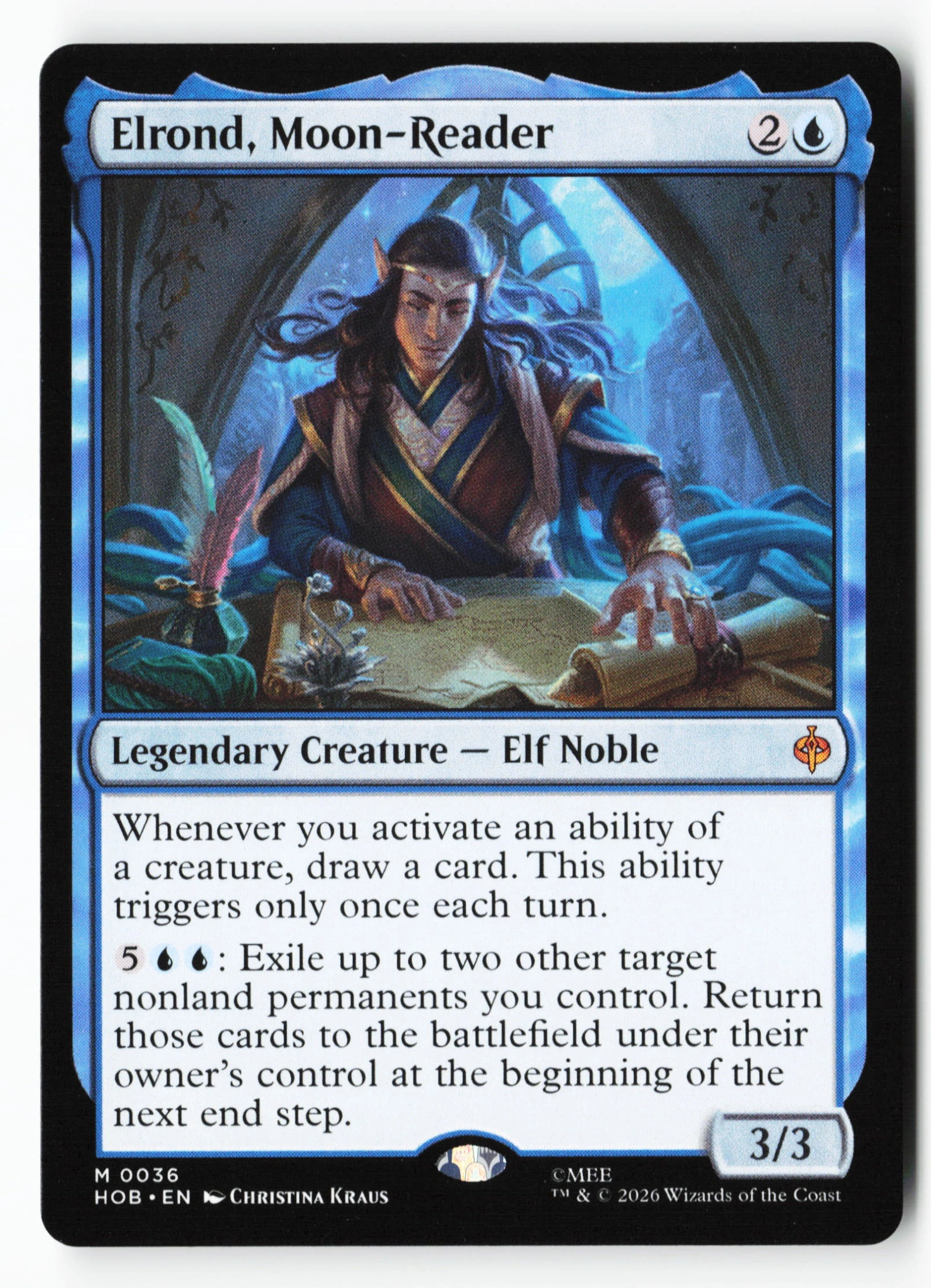 Elrond, Moon-Reader (HOB 036) — Voorkant