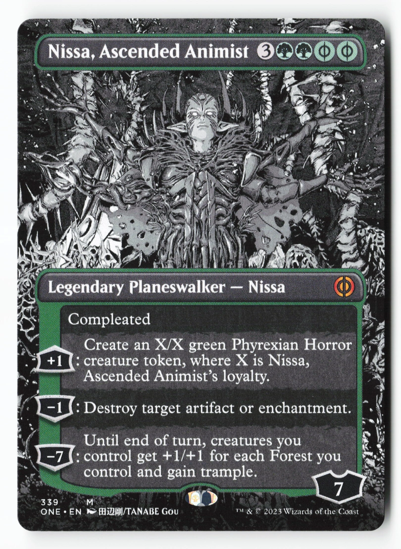 Nissa, Ascended Animist (ONE 339) — Voorkant