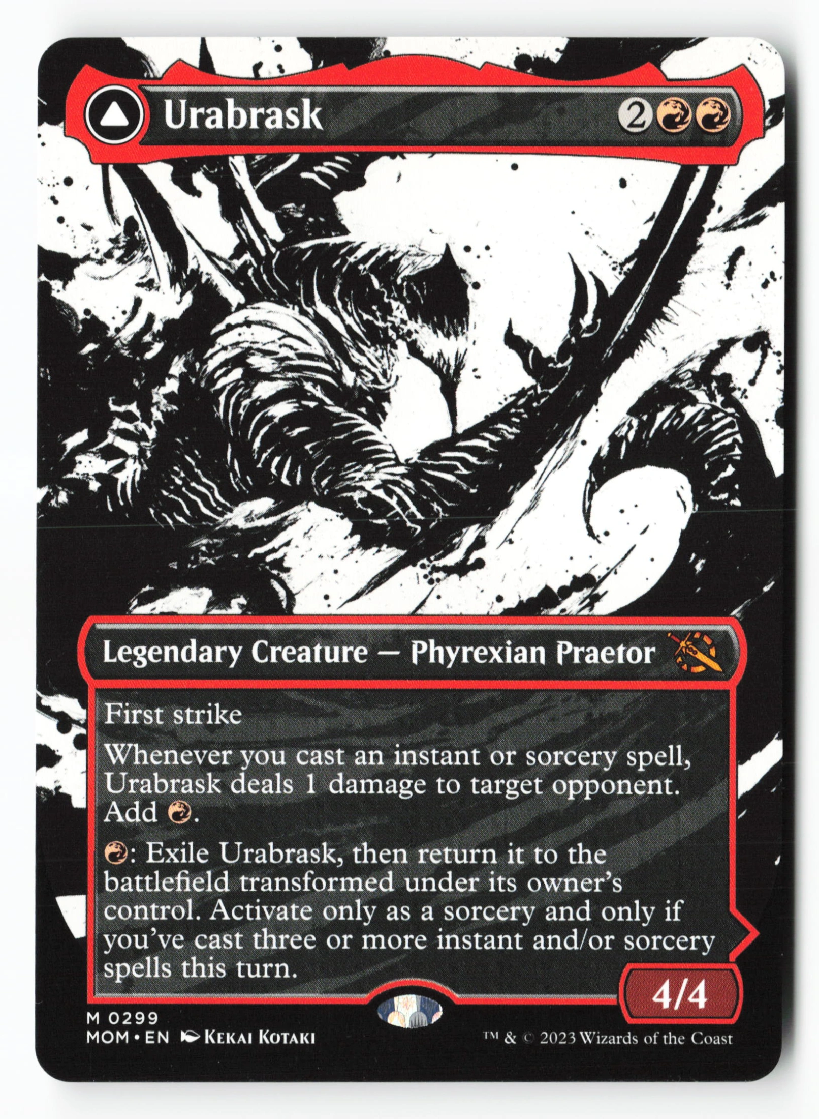 Urabrask // The Great Work (MOM 299) — Voorkant
