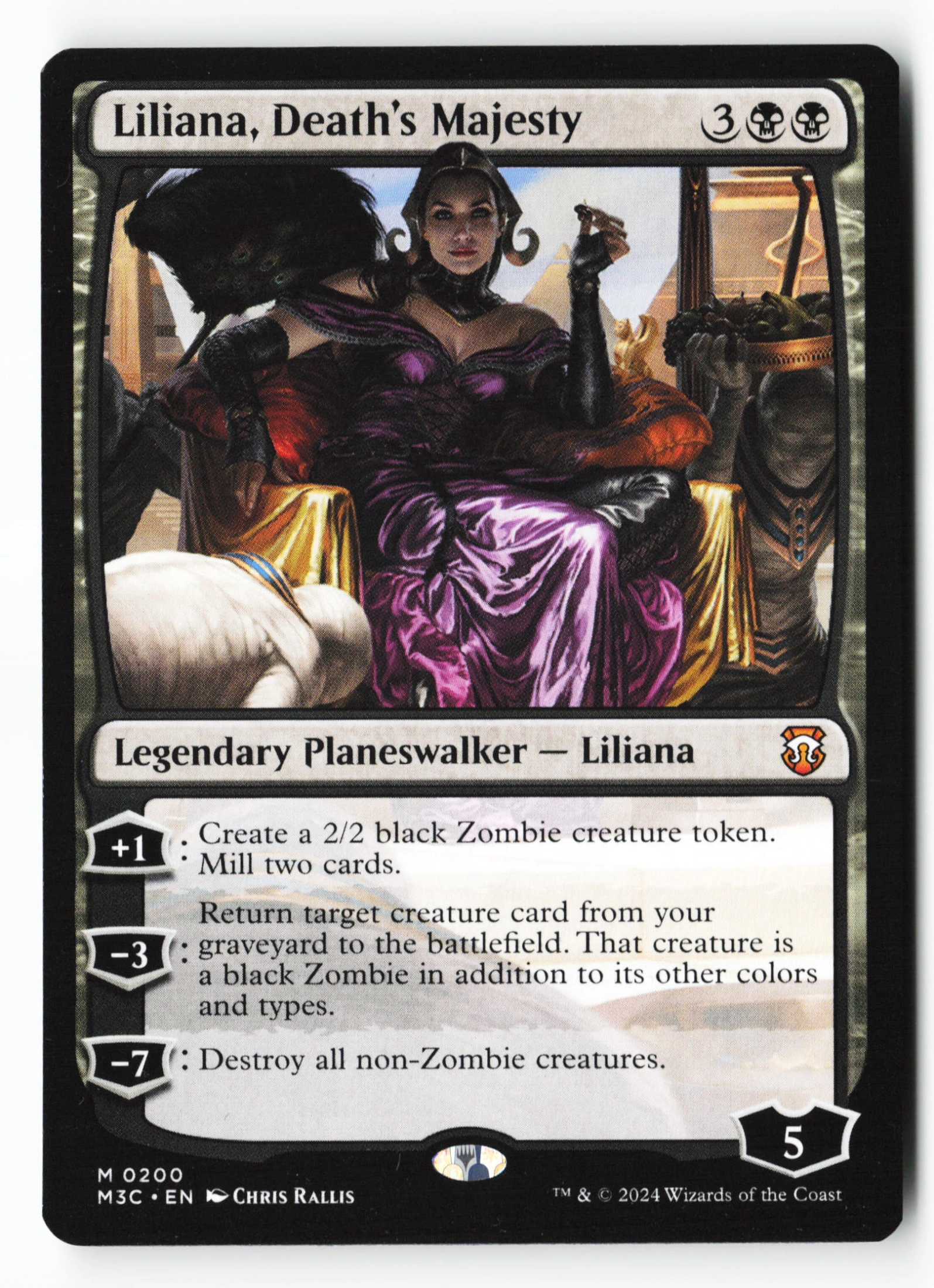 Liliana, Death's Majesty (M3C 200) — Voorkant