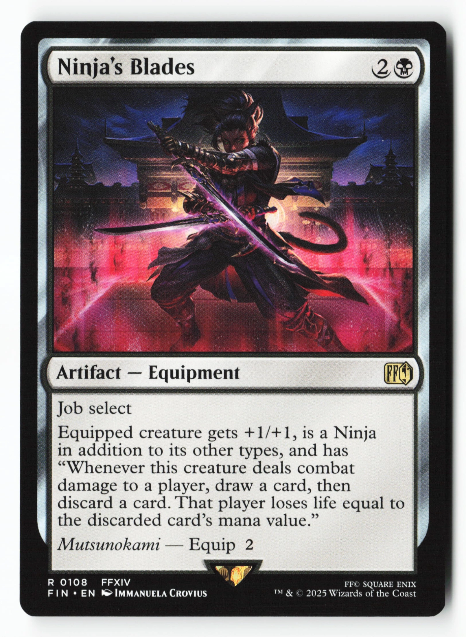 Ninja's Blades (FIN 108) — Voorkant