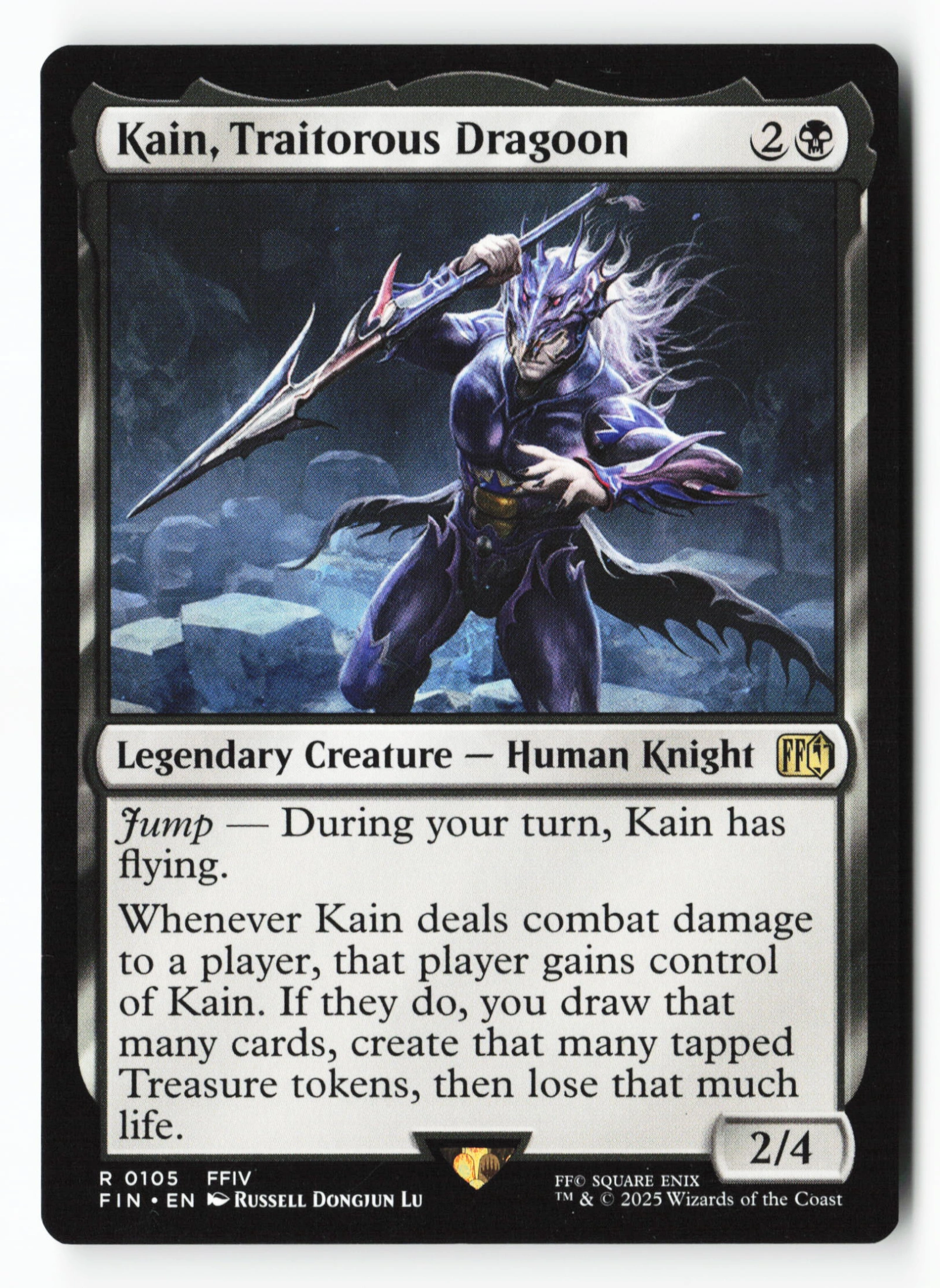 Kain, Traitorous Dragoon (FIN 105) — Voorkant