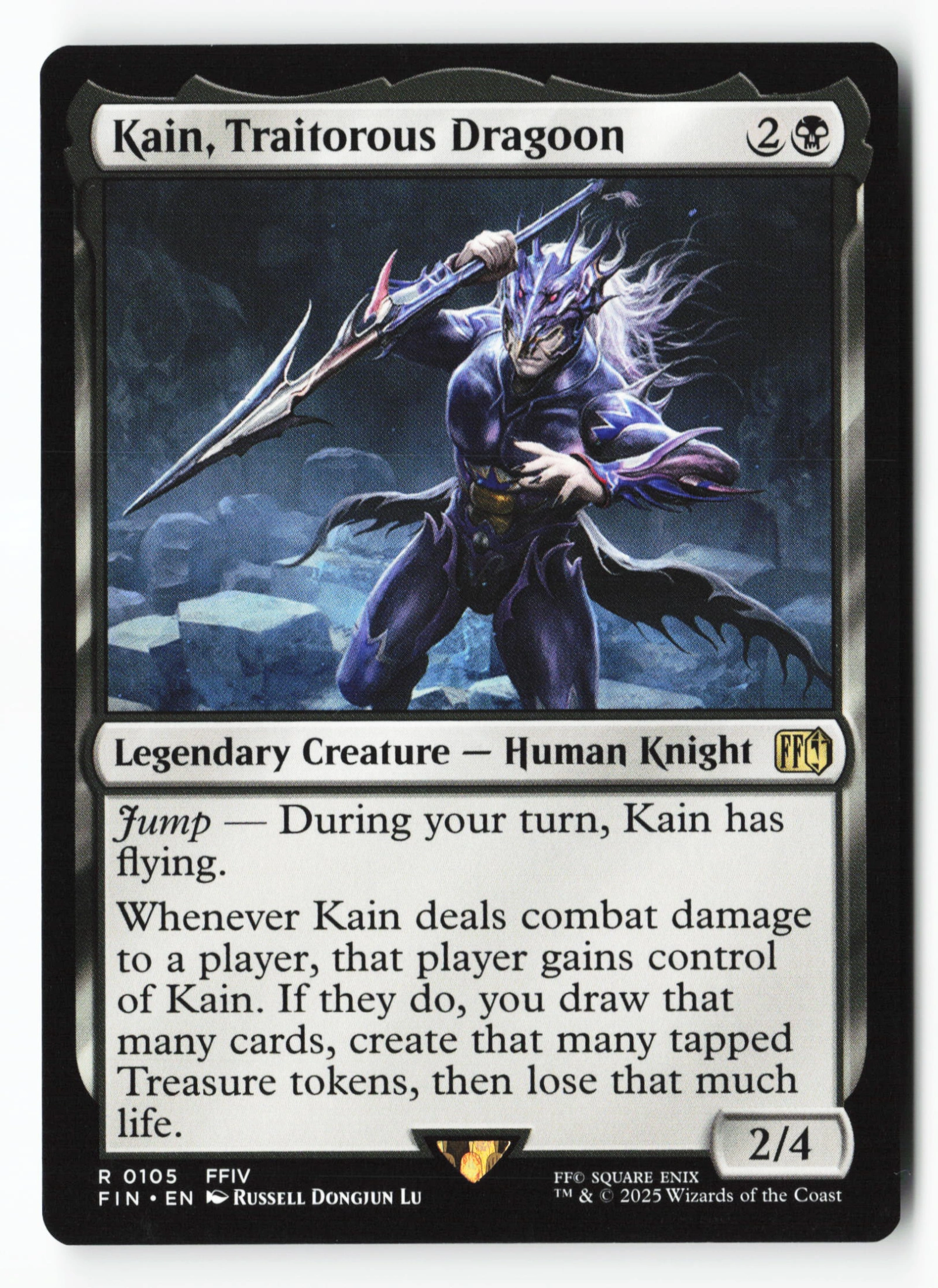 Kain, Traitorous Dragoon (FIN 105) — Voorkant