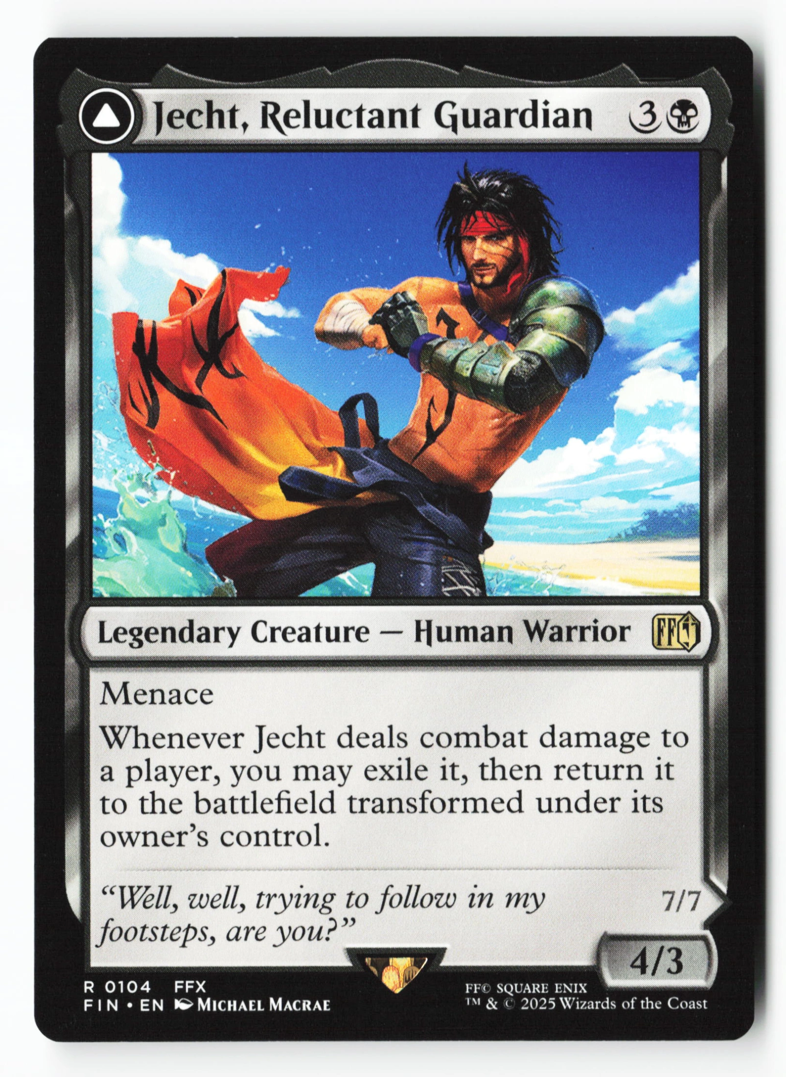 Jecht, Reluctant Guardian // Braska's Final Aeon (FIN 104) — Voorkant