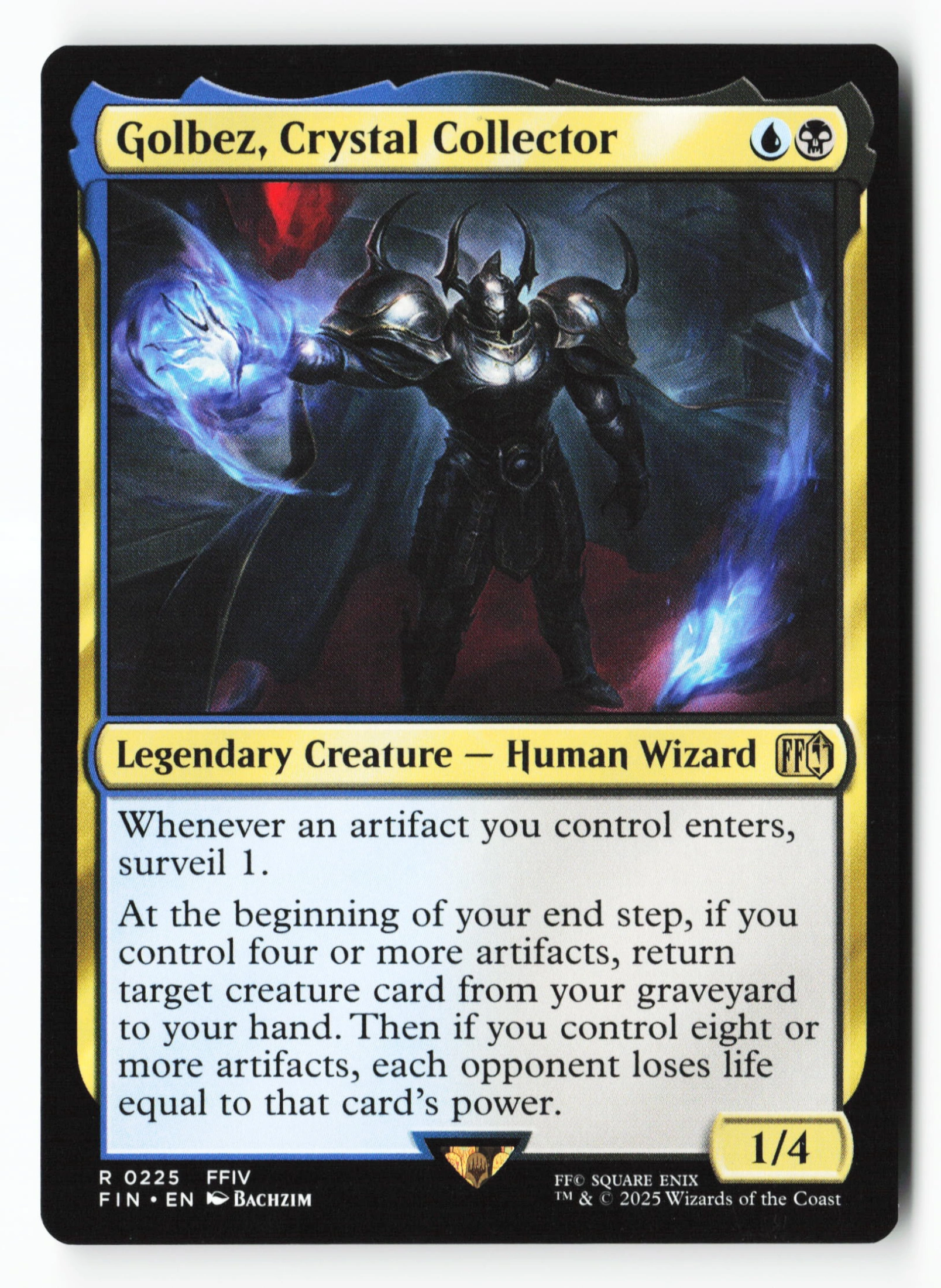 Golbez, Crystal Collector (FIN 225) — Voorkant