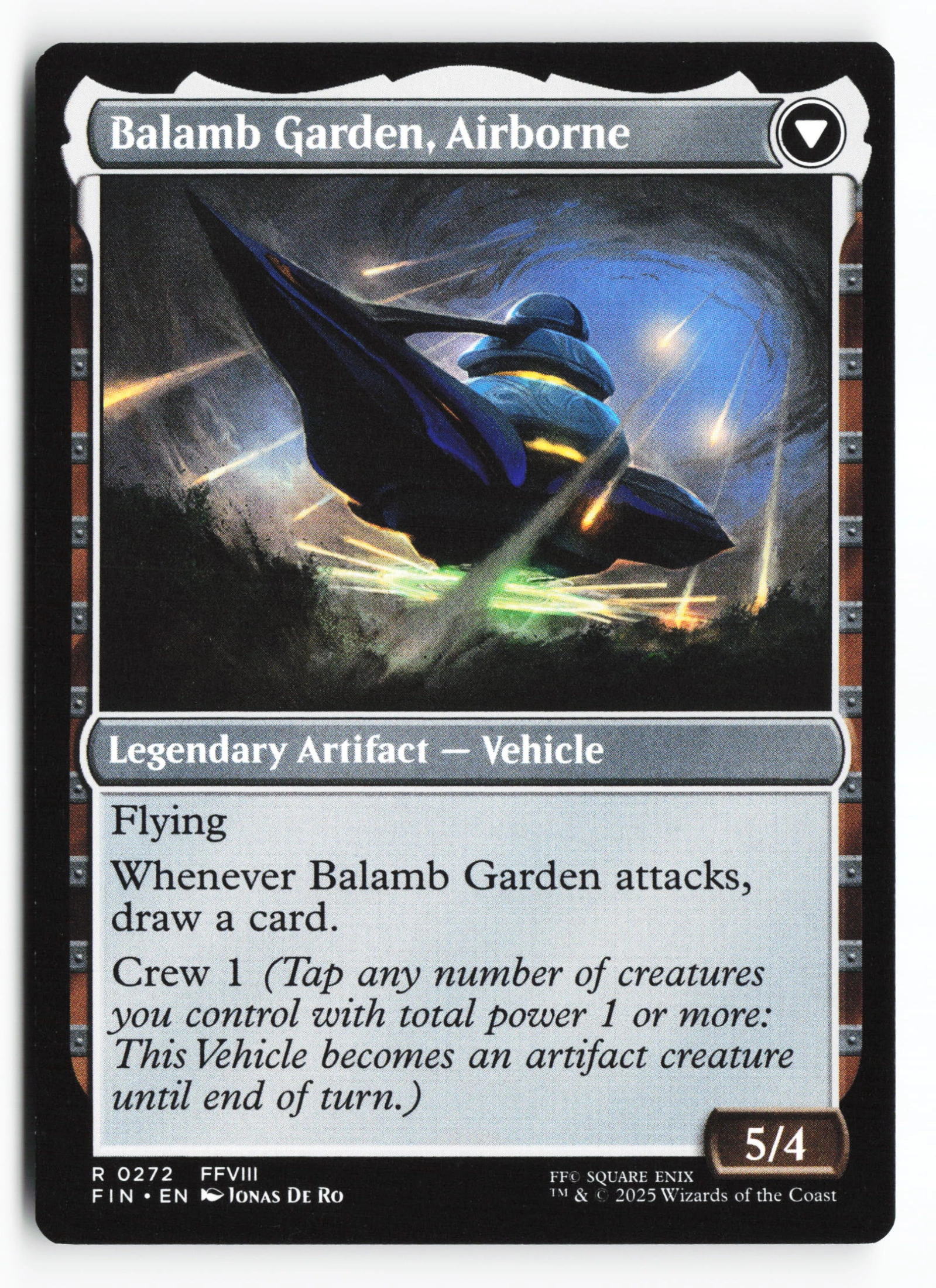 Balamb Garden, SeeD Academy // Balamb Garden, Airborne (FIN 272) — Achterkant