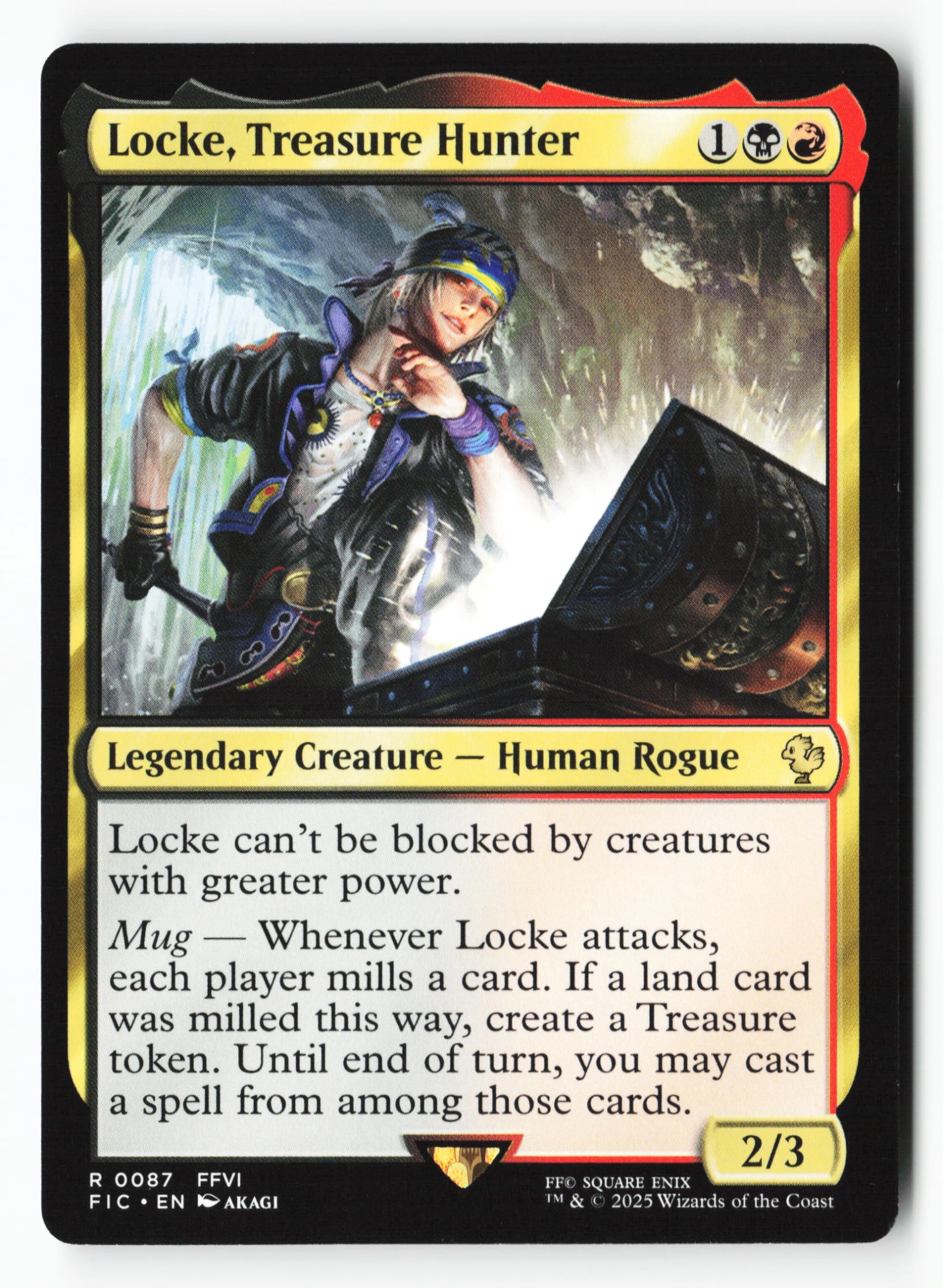 Locke, Treasure Hunter (FIC 087) — Voorkant