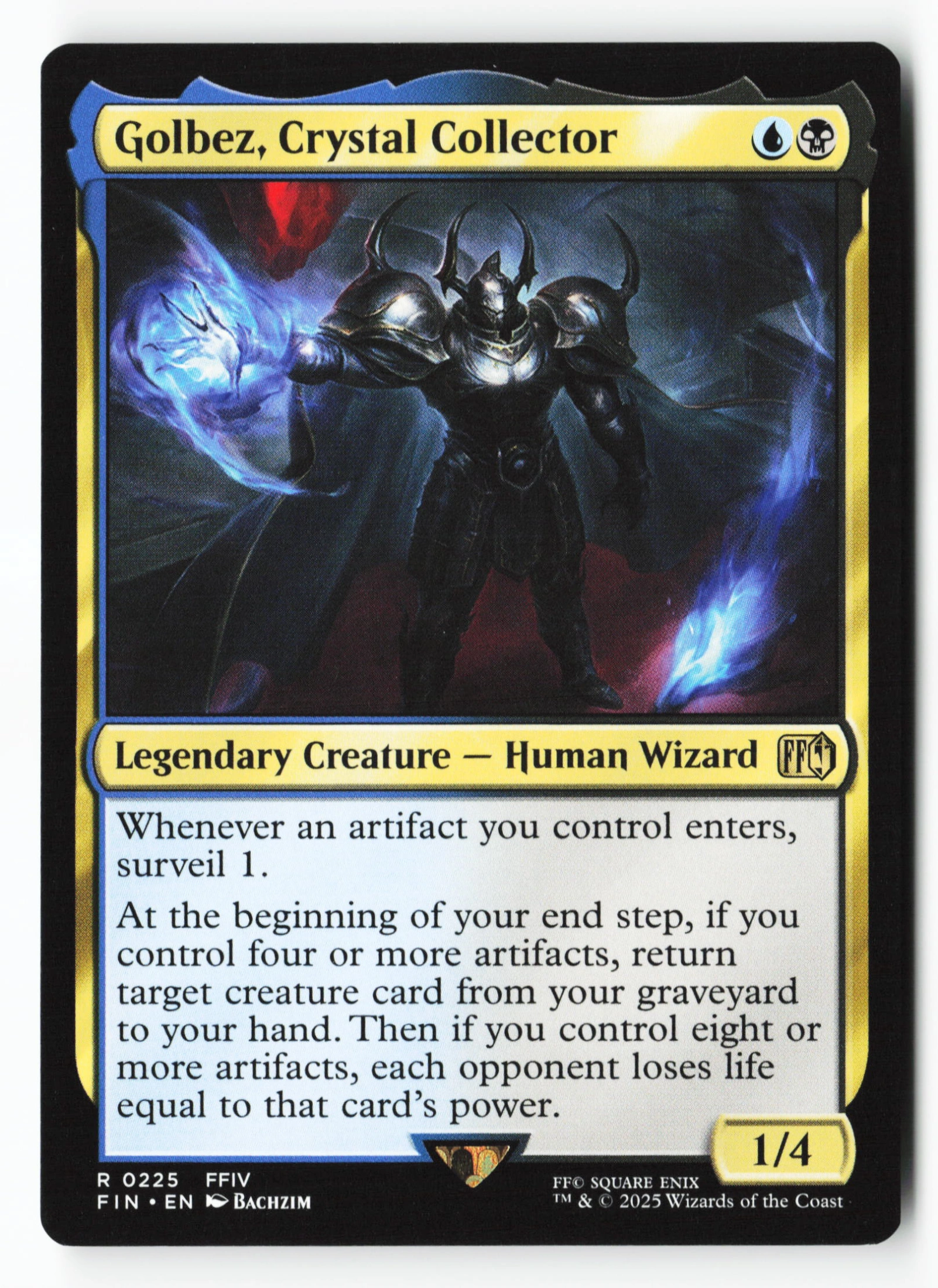 Golbez, Crystal Collector (FIN 225) — Voorkant
