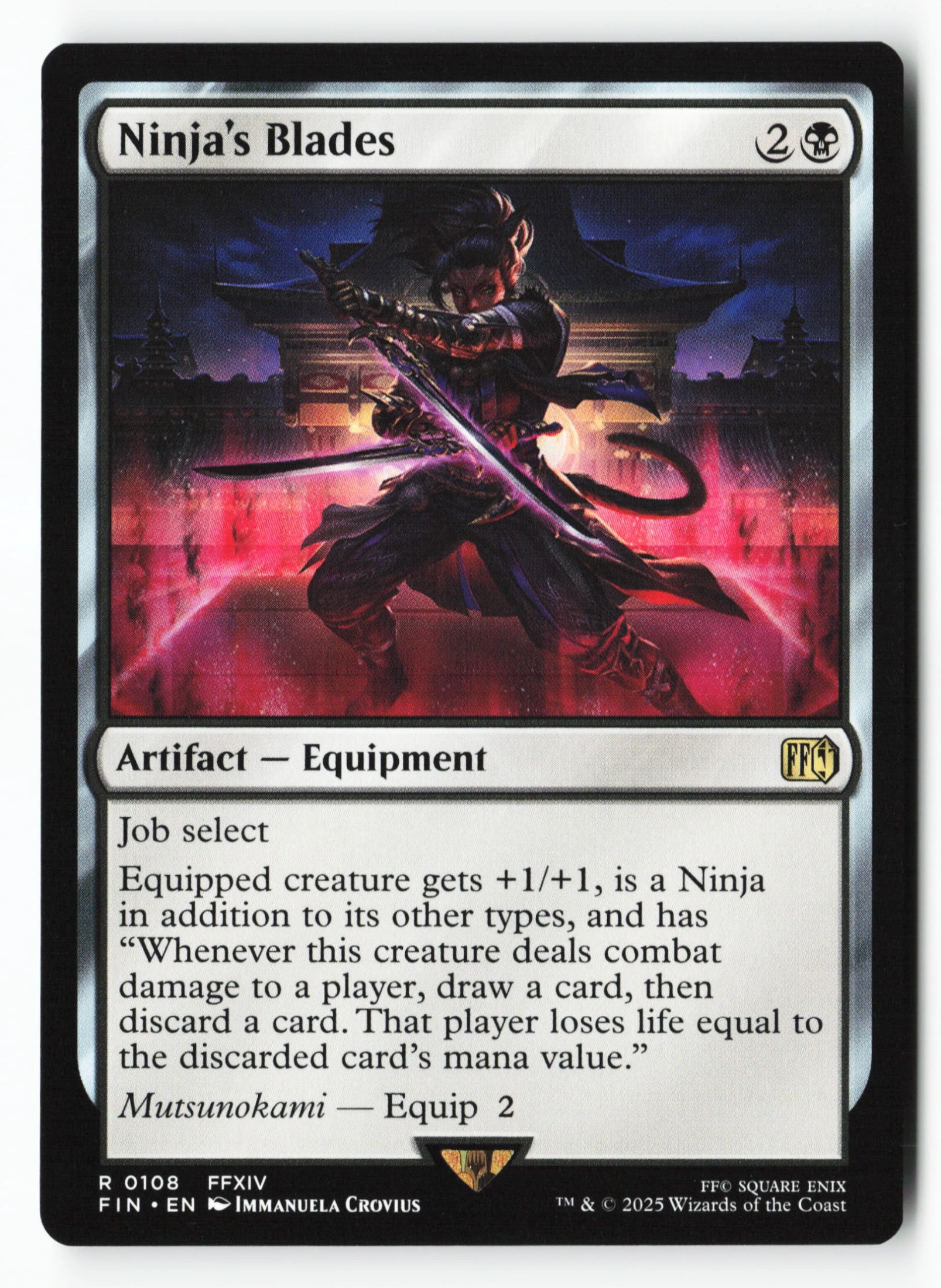 Ninja's Blades (FIN 108) — Voorkant