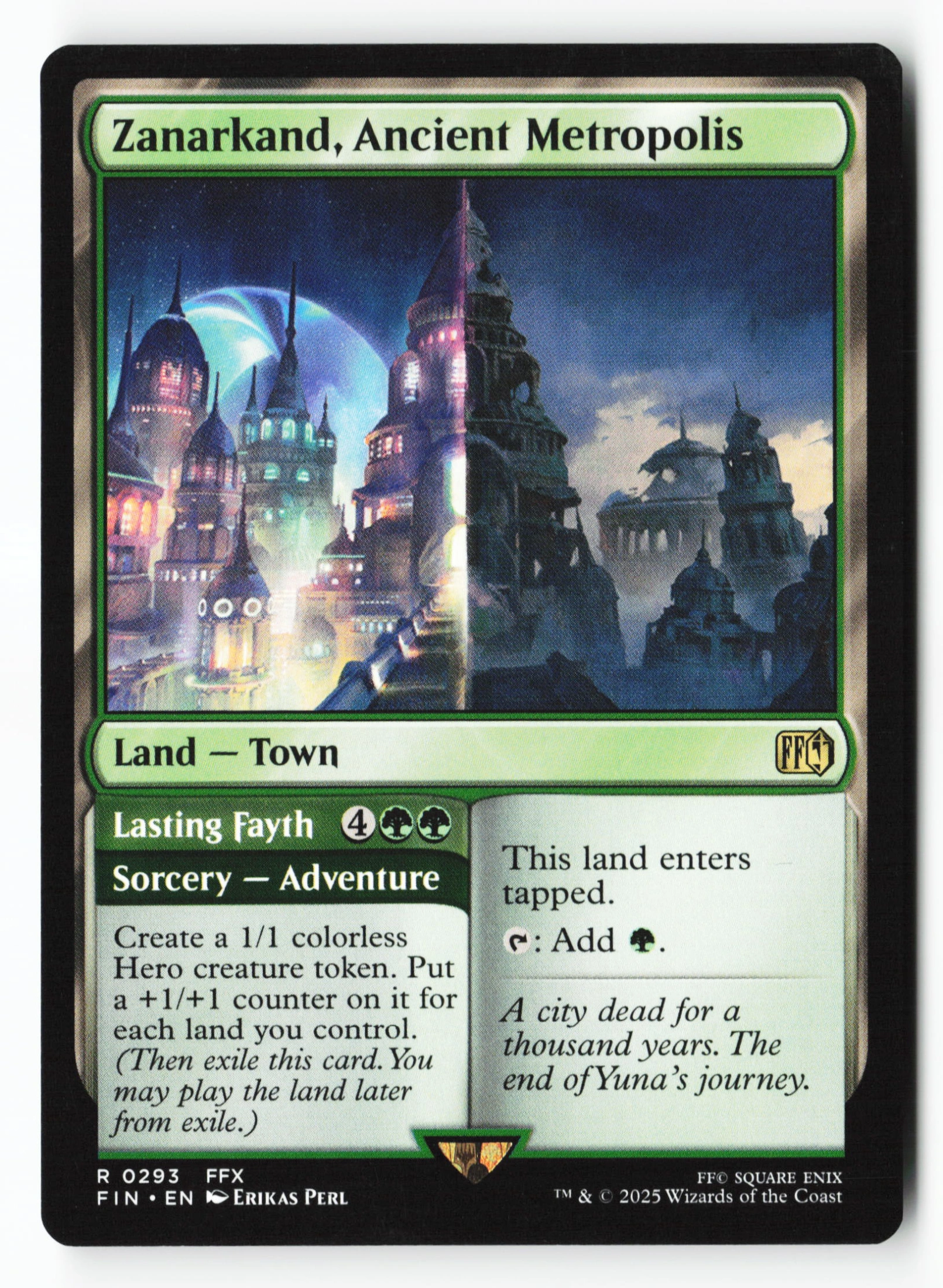 Zanarkand, Ancient Metropolis // Lasting Fayth (FIN 293) — Voorkant