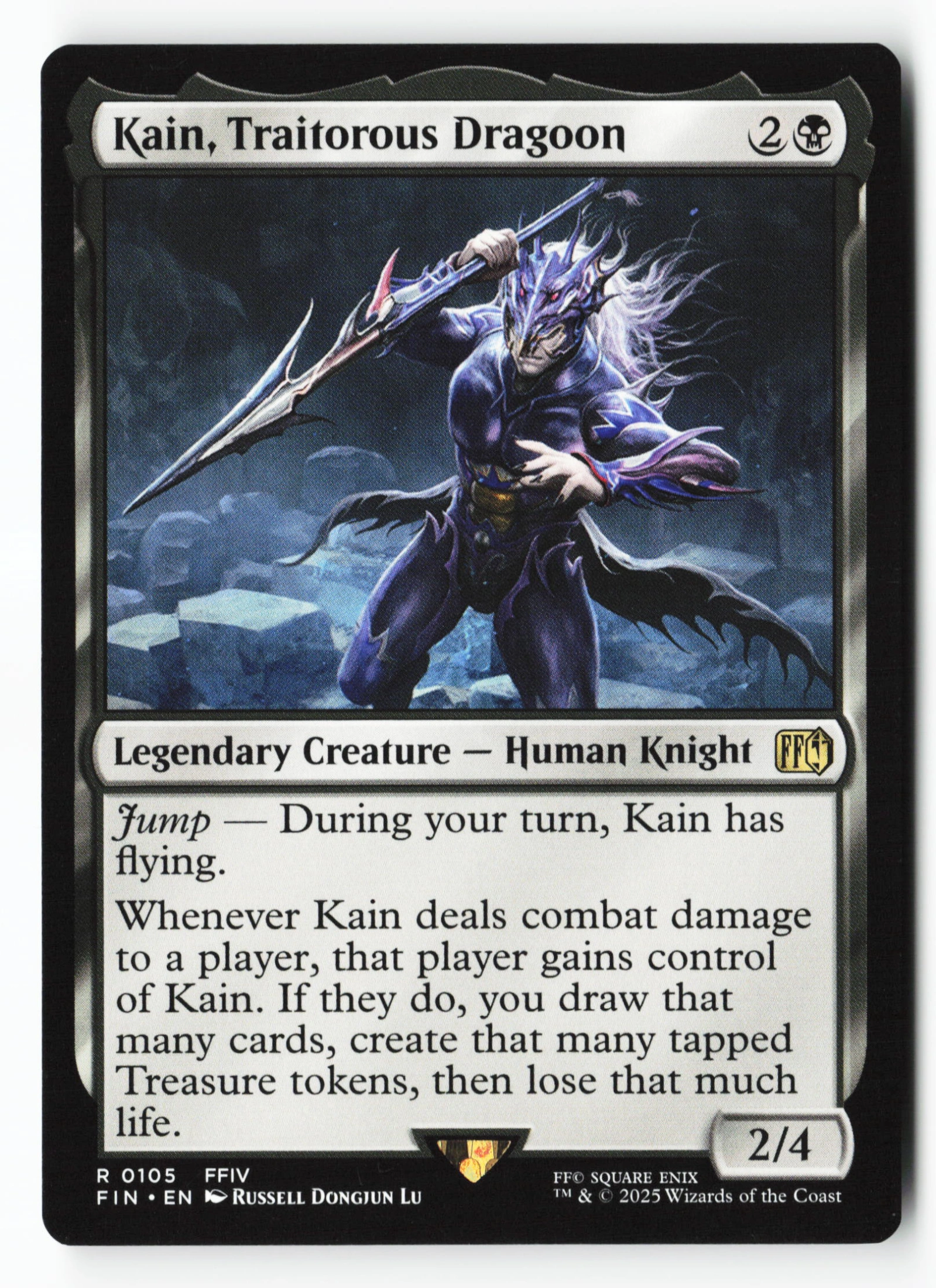 Kain, Traitorous Dragoon (FIN 105) — Voorkant