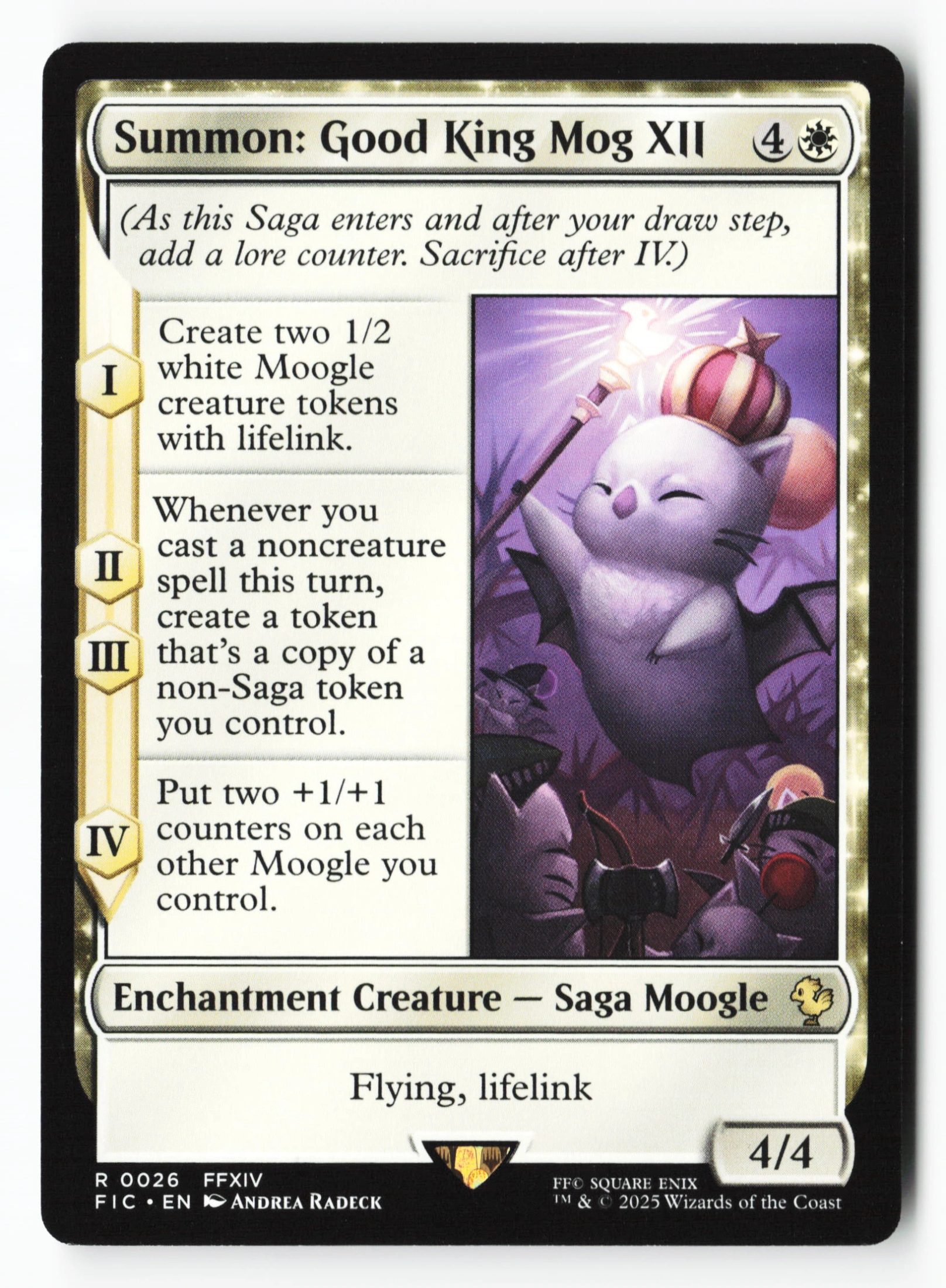 Summon: Good King Mog XII (FIC 026) — Voorkant