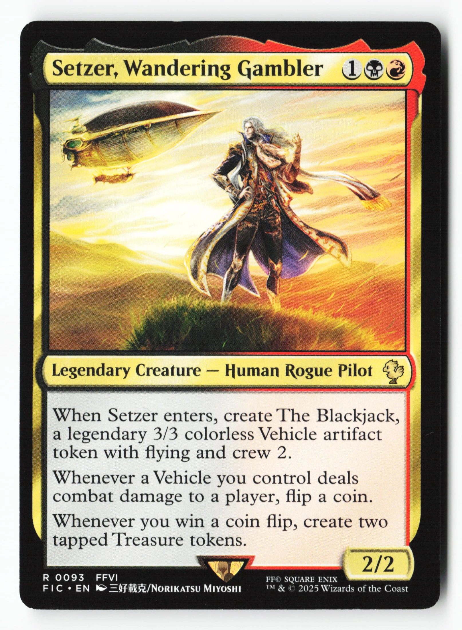 Setzer, Wandering Gambler (FIC 093) — Voorkant