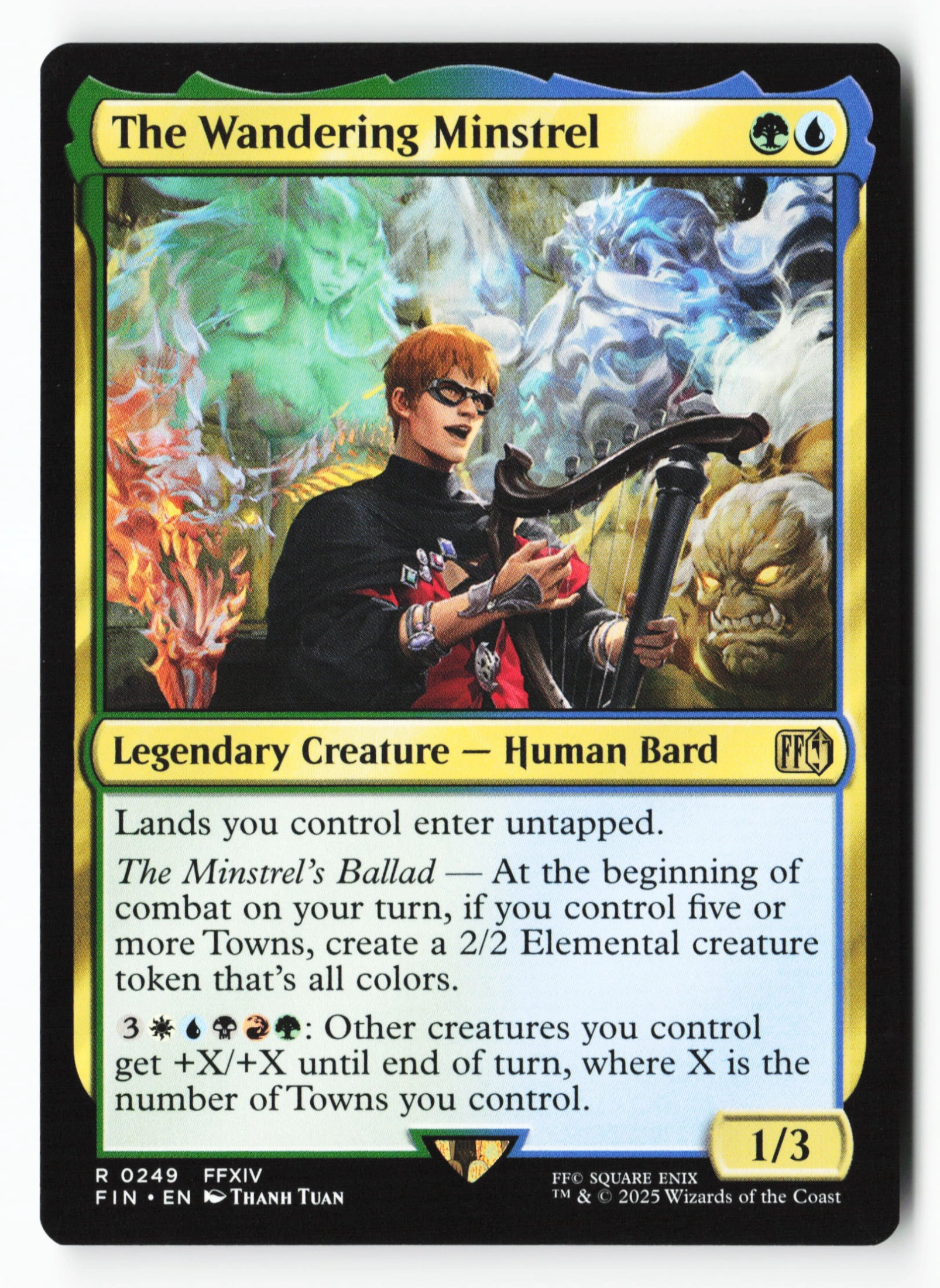 The Wandering Minstrel (FIN 249) — Voorkant